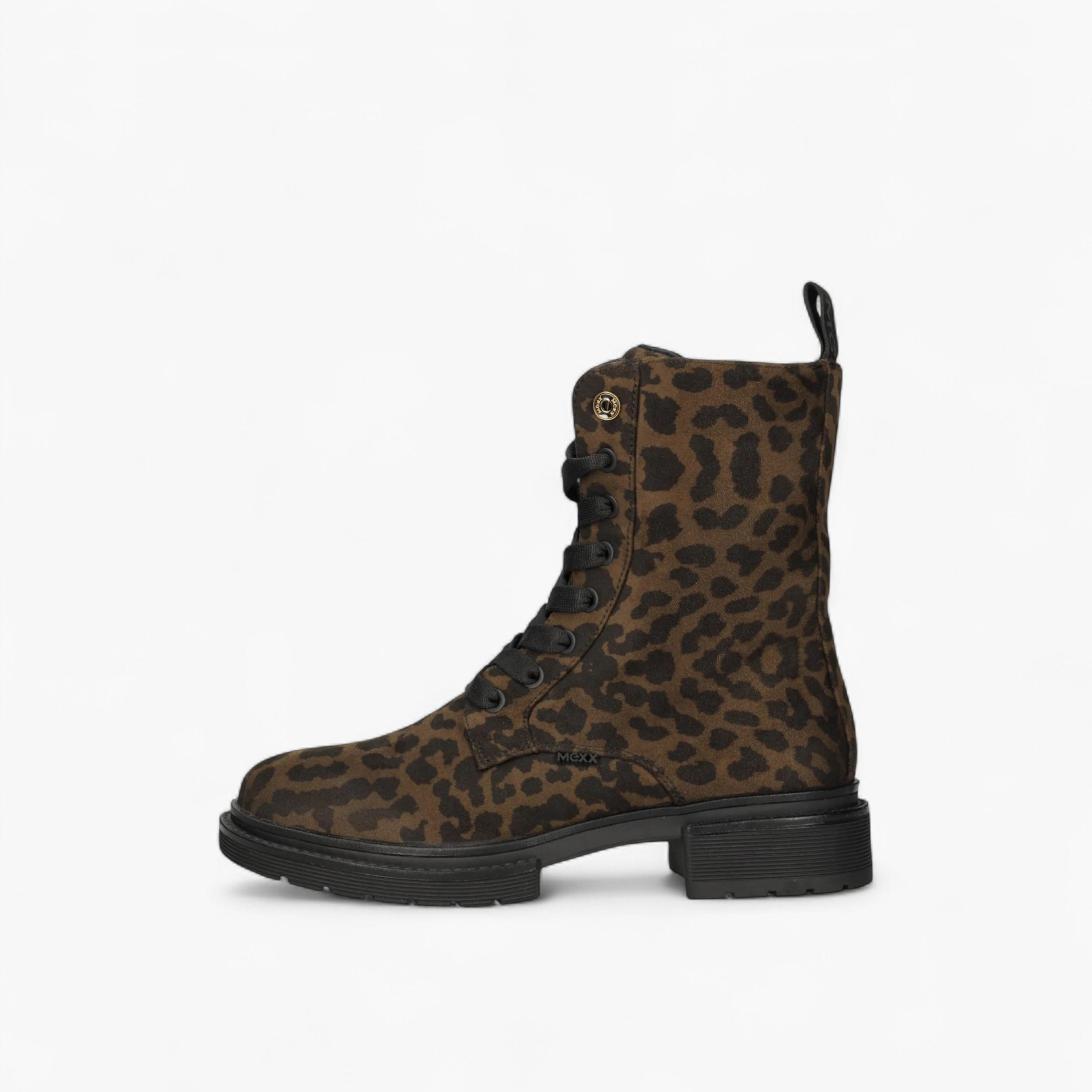 Mexx Animal Print Lace-Up Ankle Boots-women-shoes-boots-image-7