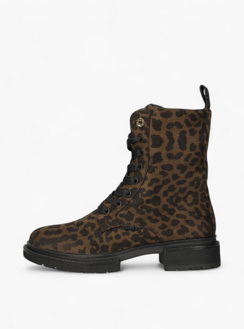Mexx Animal Print Lace-Up Ankle Boots-women-shoes-boots-image-7