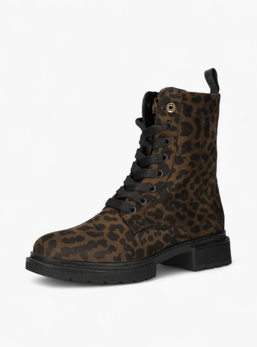 Mexx Animal Print Lace-Up Ankle Boots-women-shoes-boots-image-8