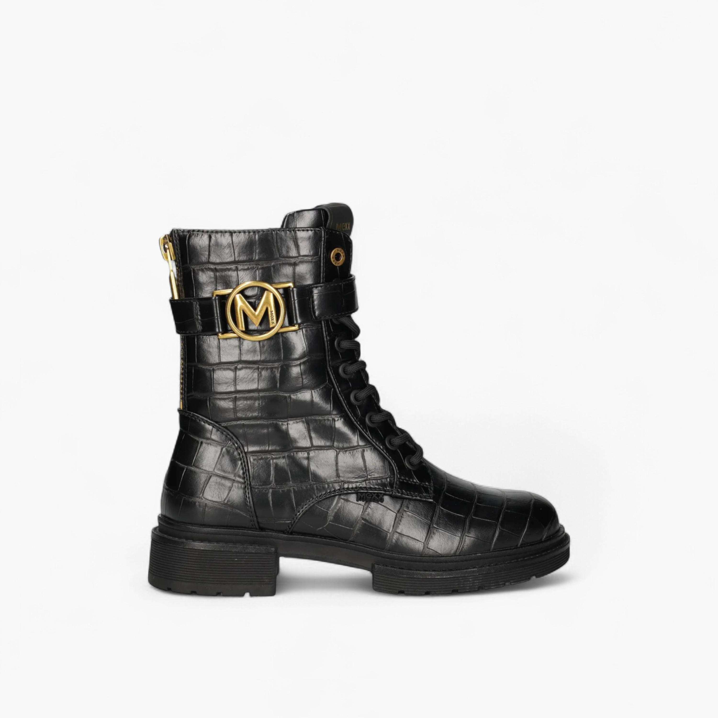 Mexx Textured Lace-Up Ankle Boots-women-shoes-boots-image-2