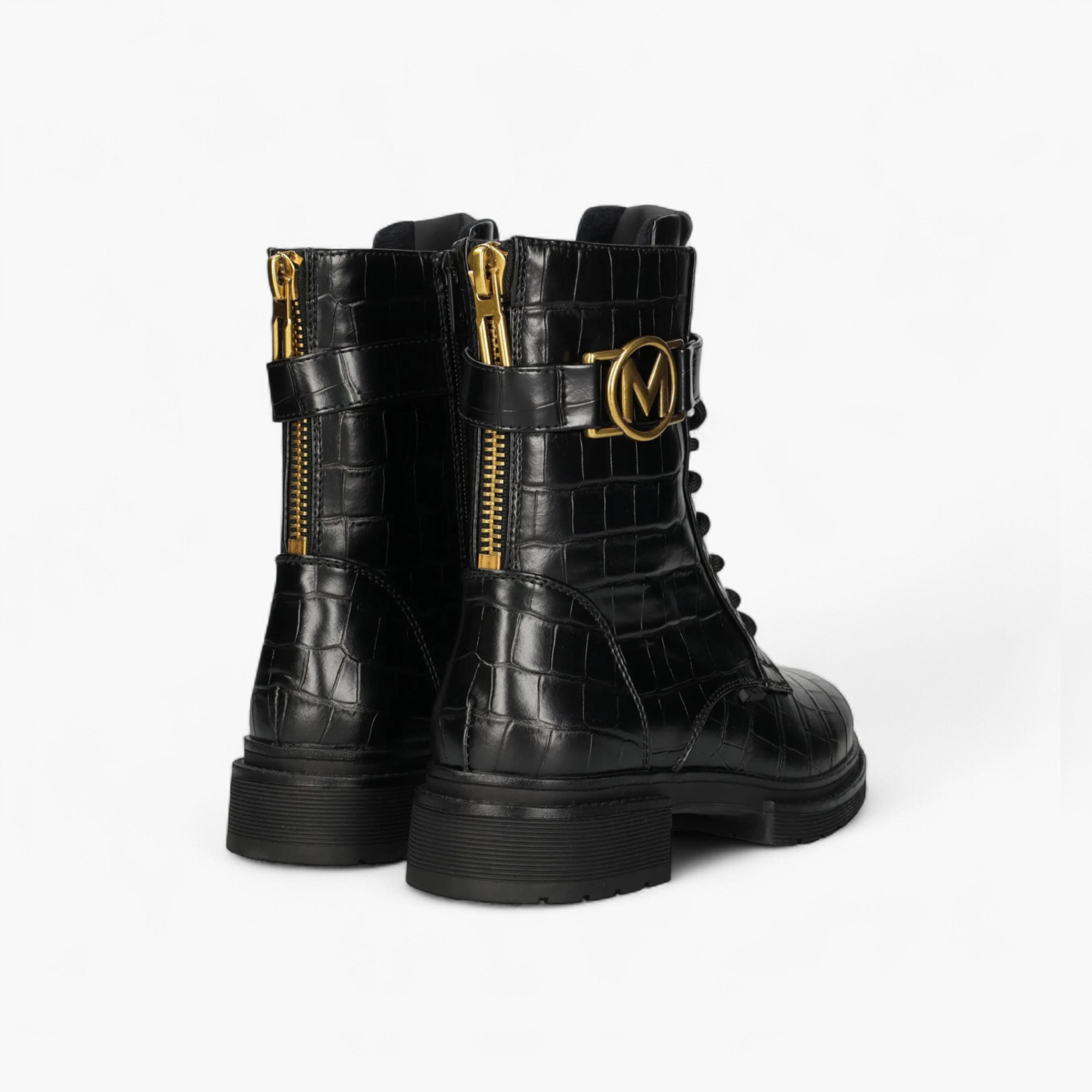 Mexx Textured Lace-Up Ankle Boots-women-shoes-boots-image-3
