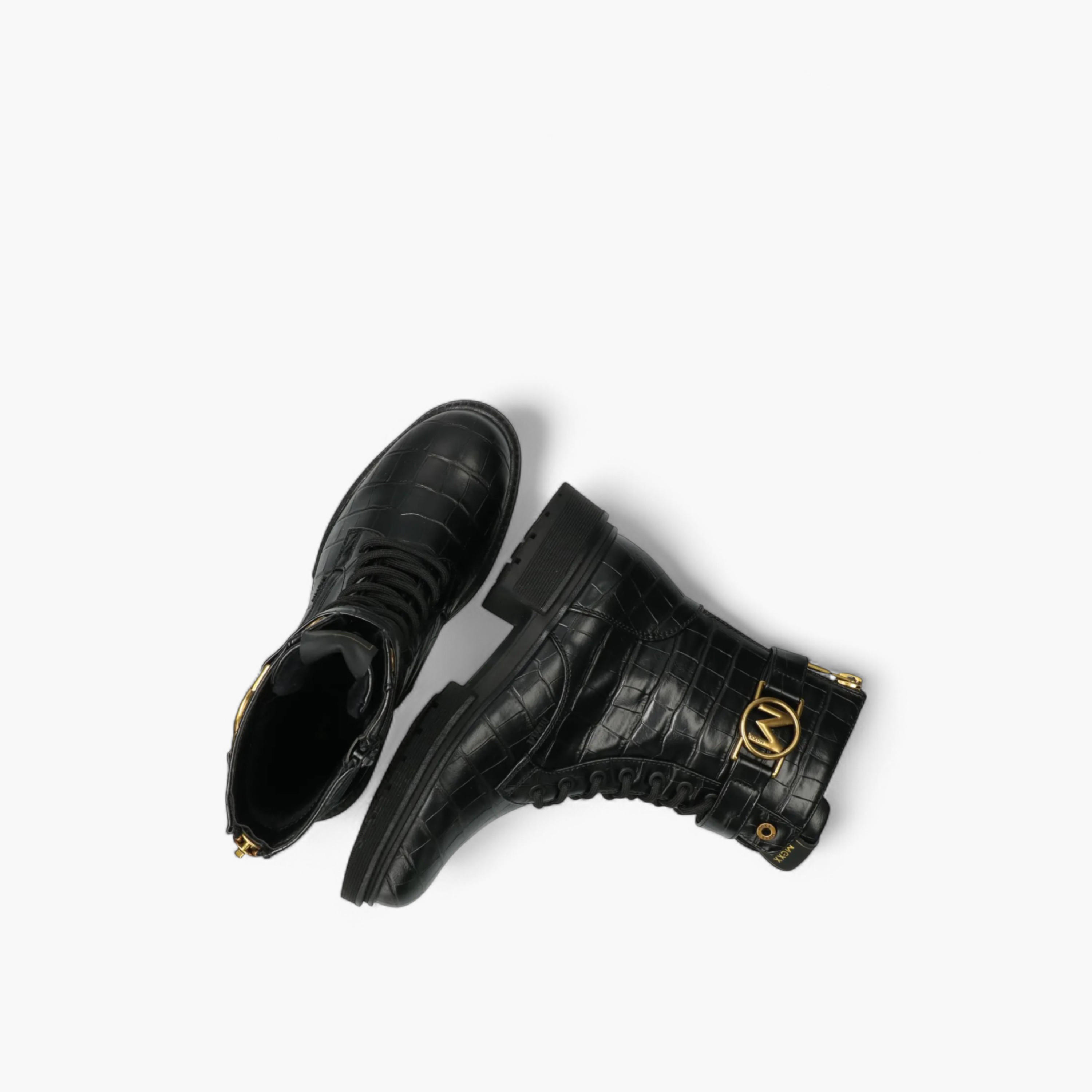 Mexx Textured Lace-Up Ankle Boots-women-shoes-boots-image-5