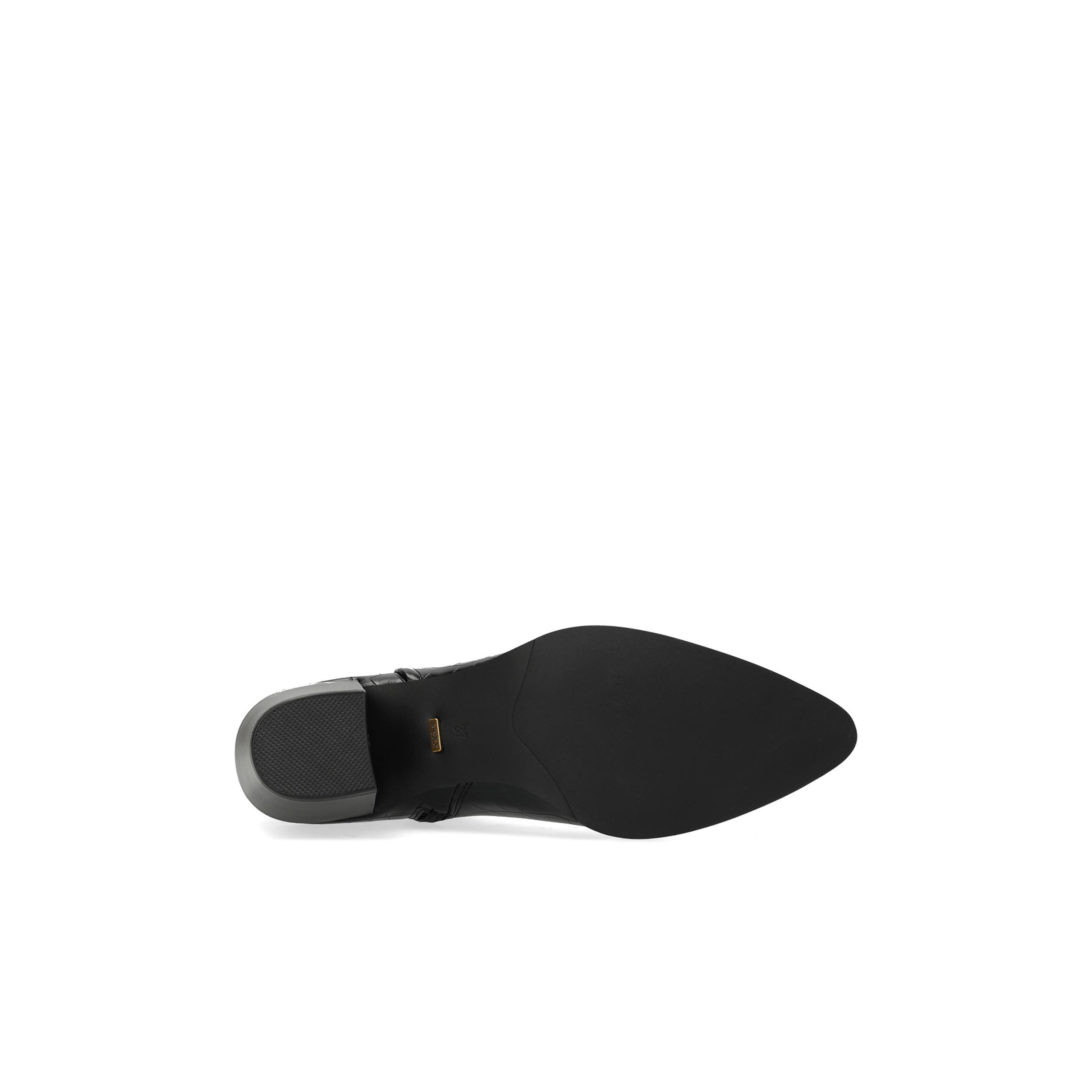 Mexx Textured Ankle Boots with Block Heels and Zip Closure-women-shoes-boots-image-6