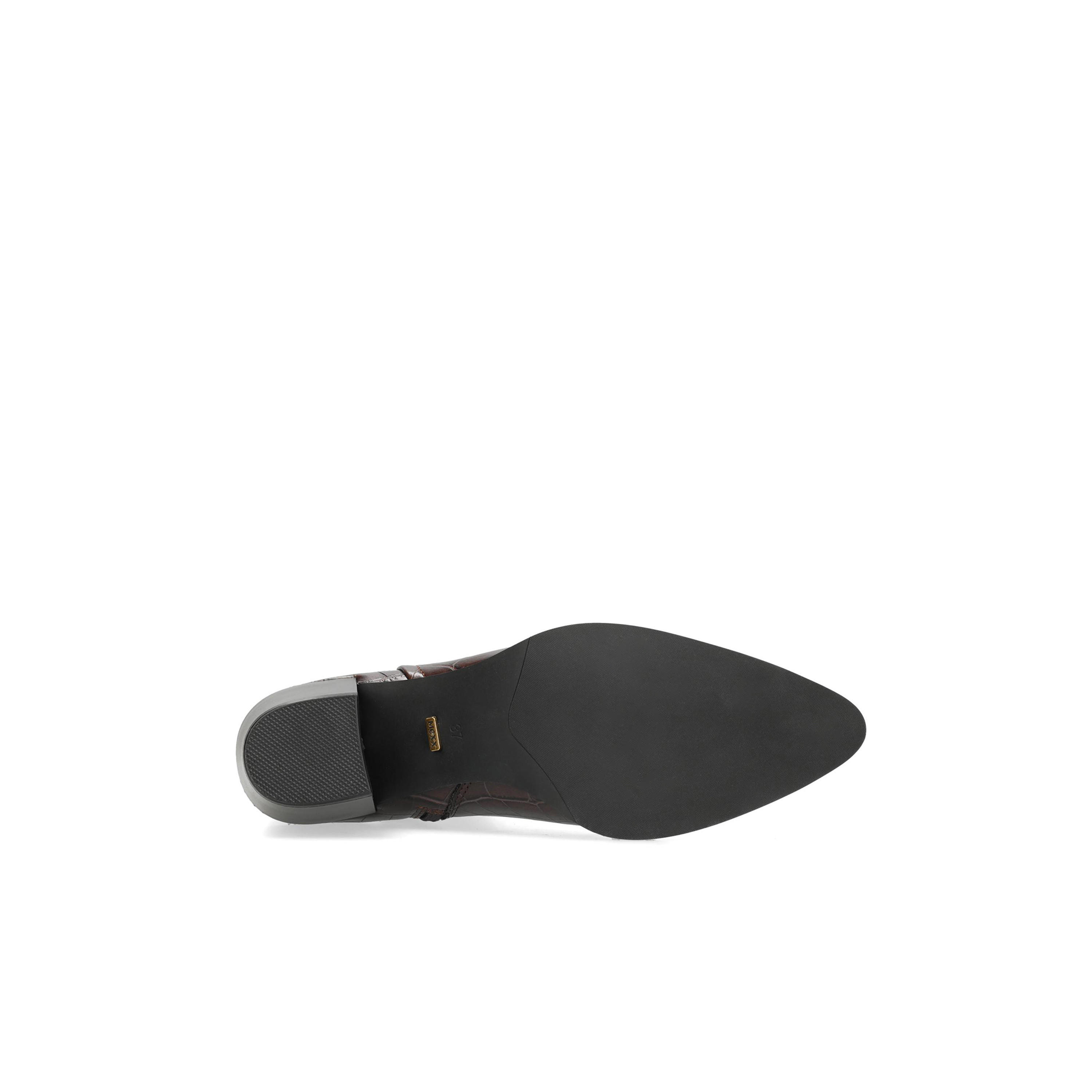 Mexx Textured Ankle Boots with Block Heels and Zip Closure-women-shoes-boots-image-6