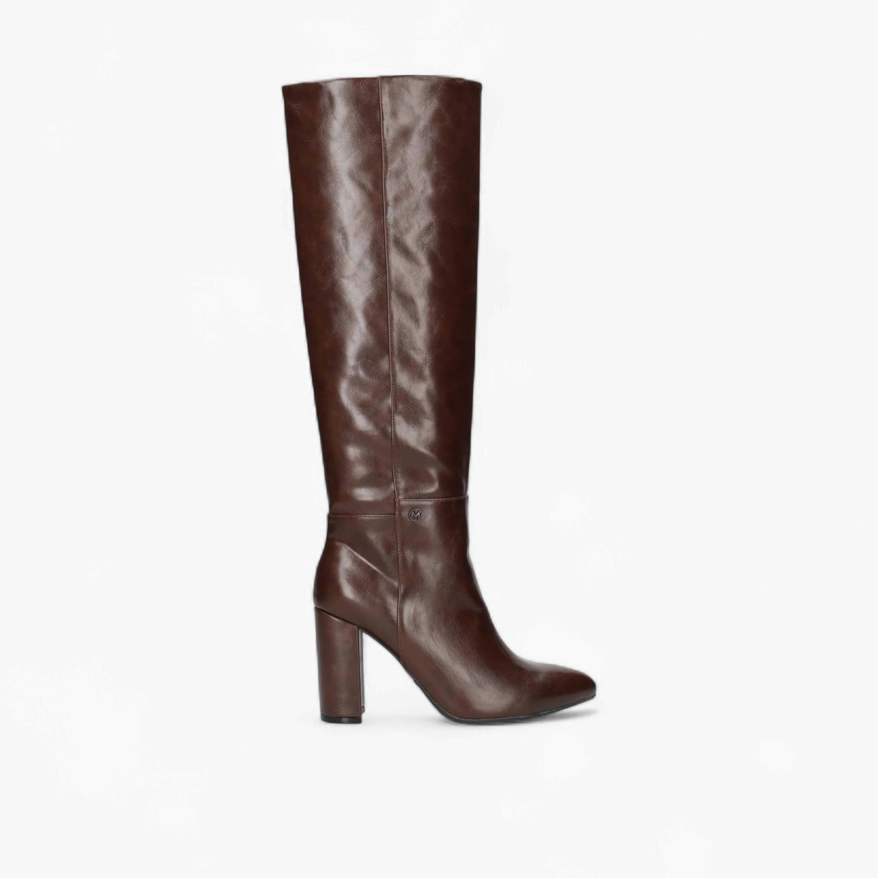 Mexx Solid High Shaft Boots with Block Heel-women-shoes-boots-image-2