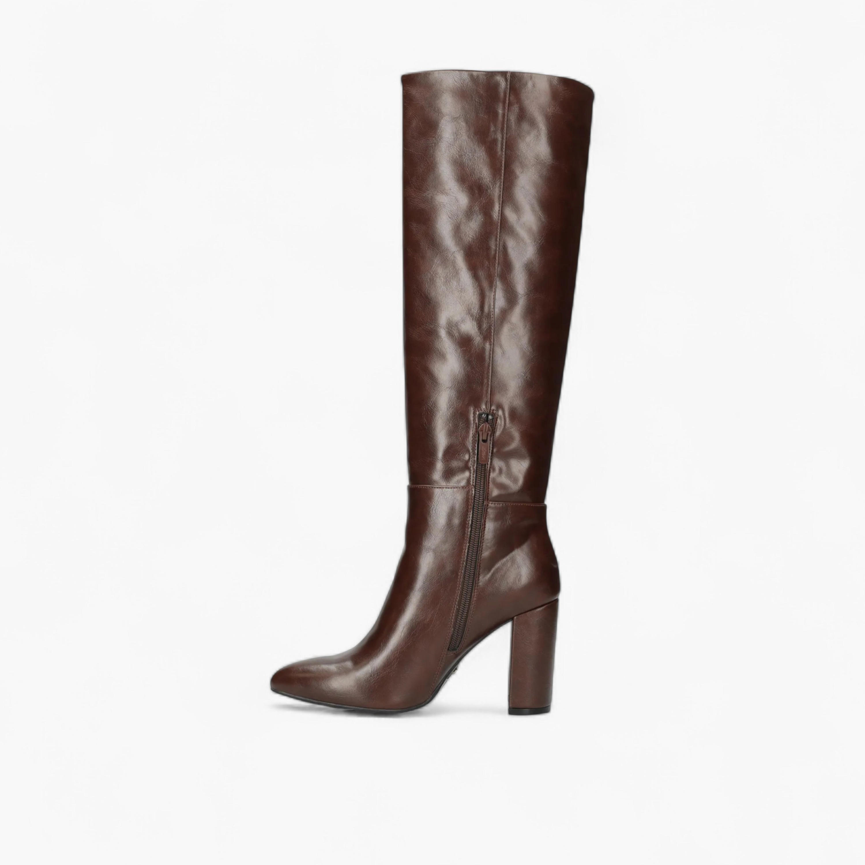 بوت سادة طويل بكعب عريض من ميكس-women-shoes-boots-image-4