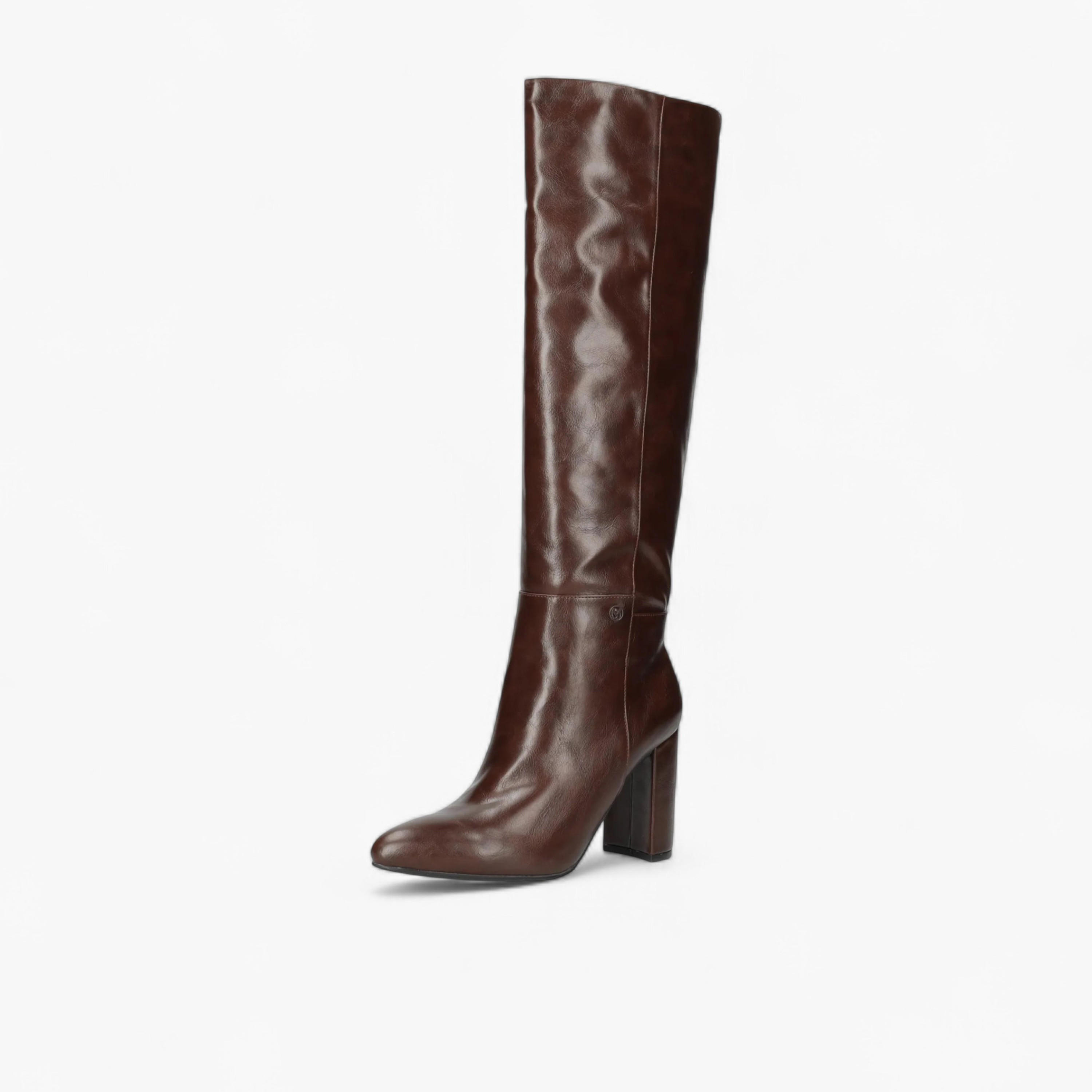 بوت سادة طويل بكعب عريض من ميكس-women-shoes-boots-image-7