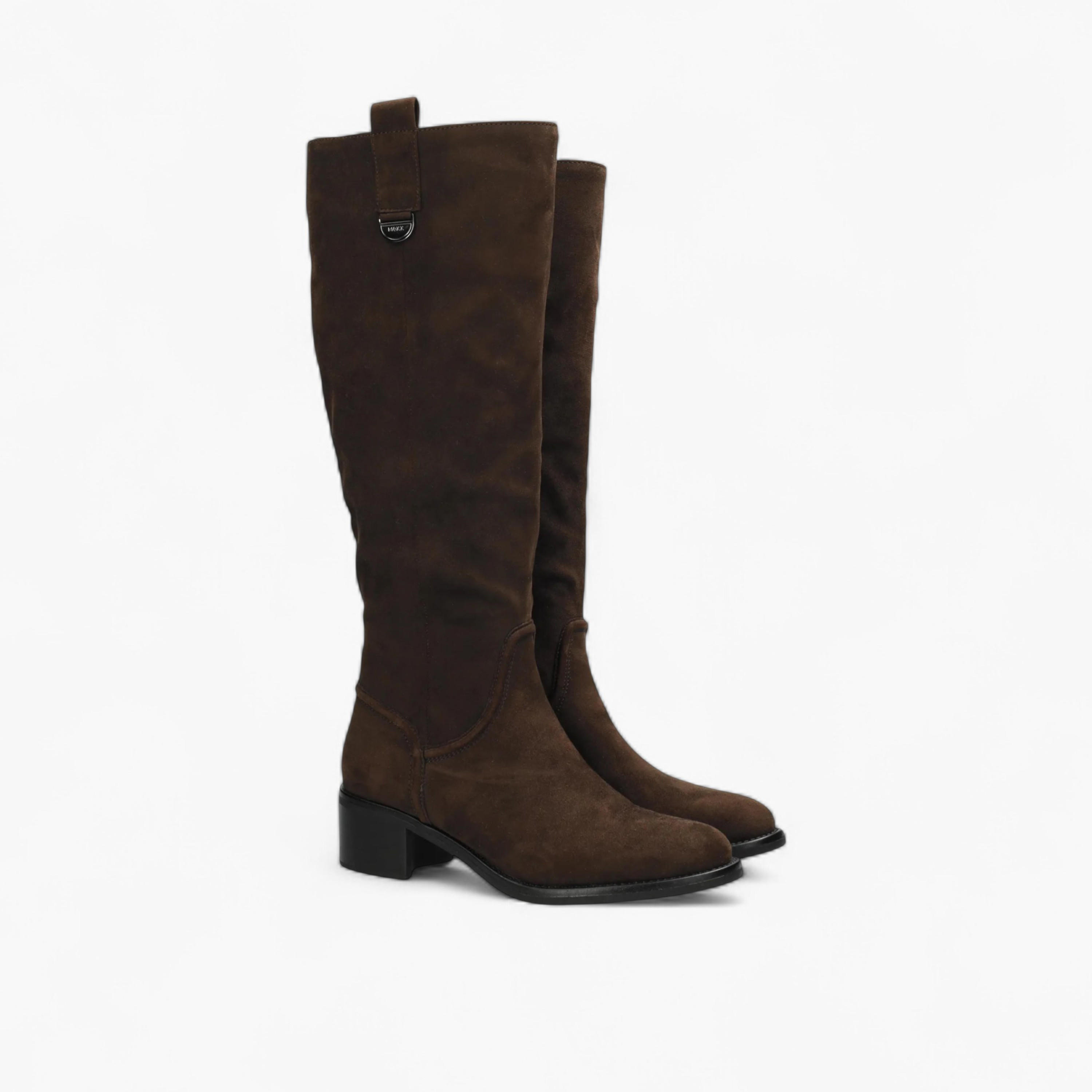 Mexx Solid High Shaft Boots with Block Heel-women-shoes-boots-image-1