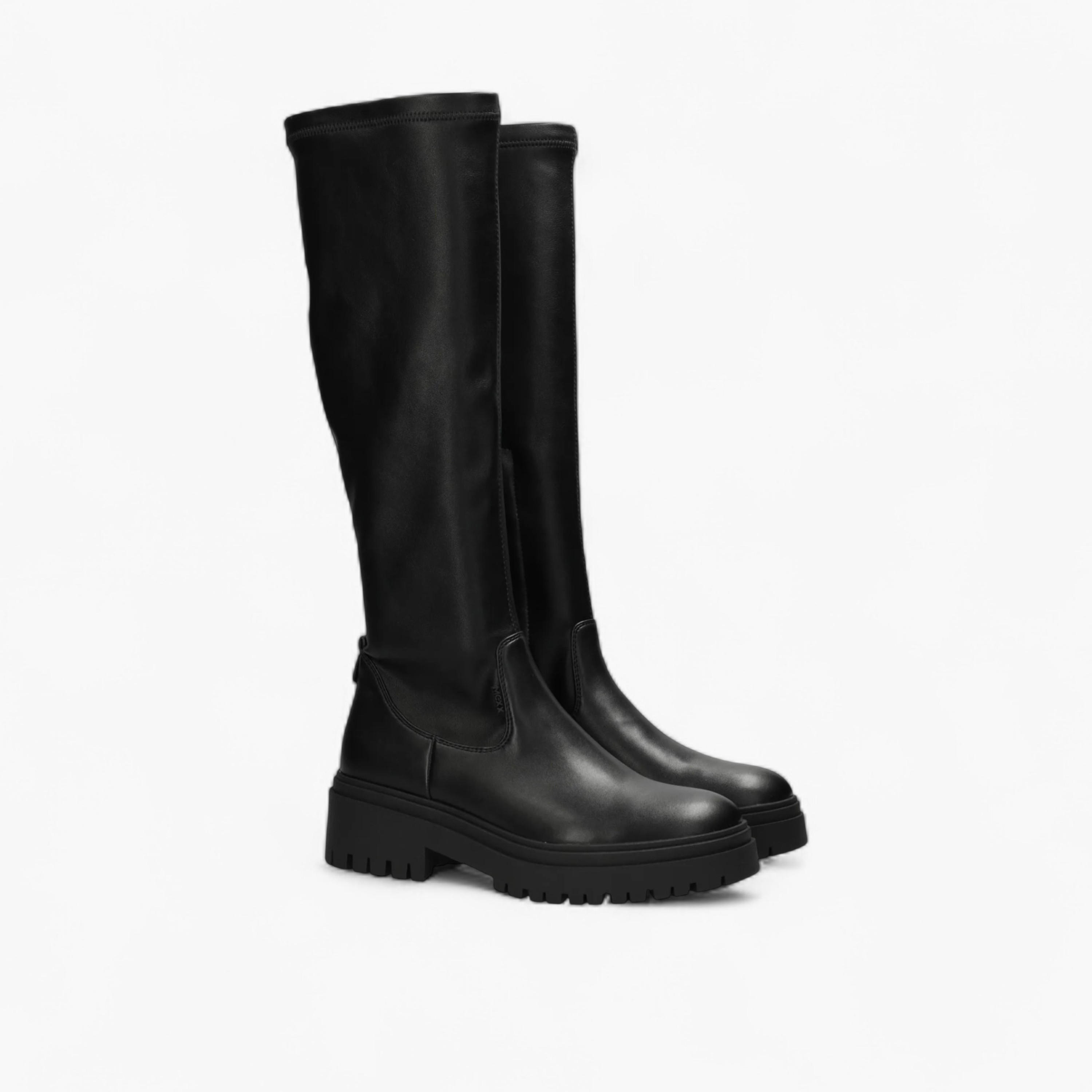 Mexx Solid High Shaft Boots with Zip Closure-women-shoes-boots-image-1