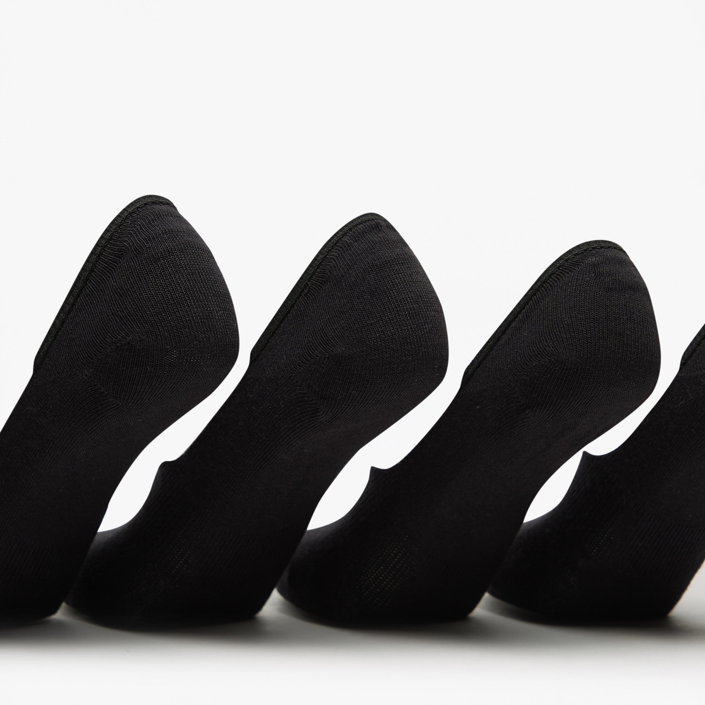 Flora Bella Solid No Show Socks - Set of 5-women-socksandstockings-image-2