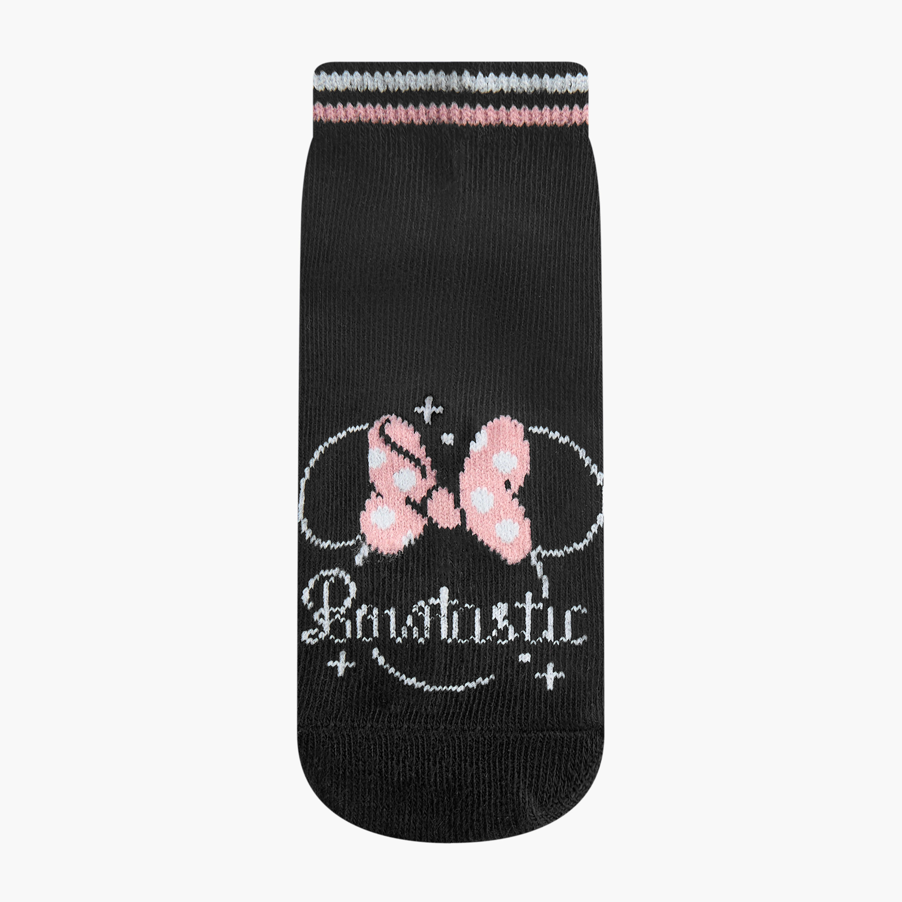 طقم جوارب طول الكاحل 3 أزواج بطبعات ميني ماوس من ديزني-girls-accessories-socks-image-2