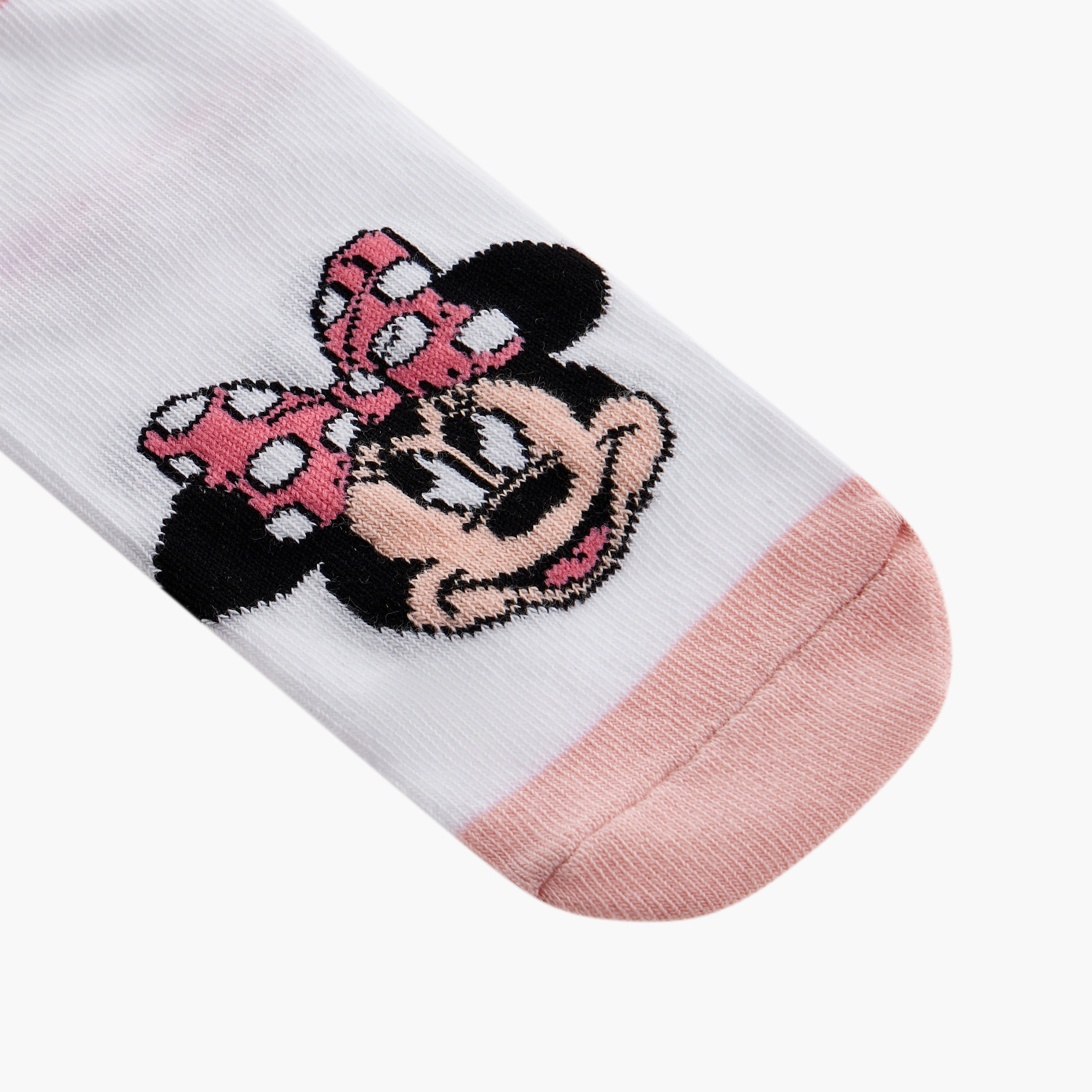 Disney Minnie Mouse Detail Ankle Length Socks - Set of 3-girls-accessories-socks-image-5