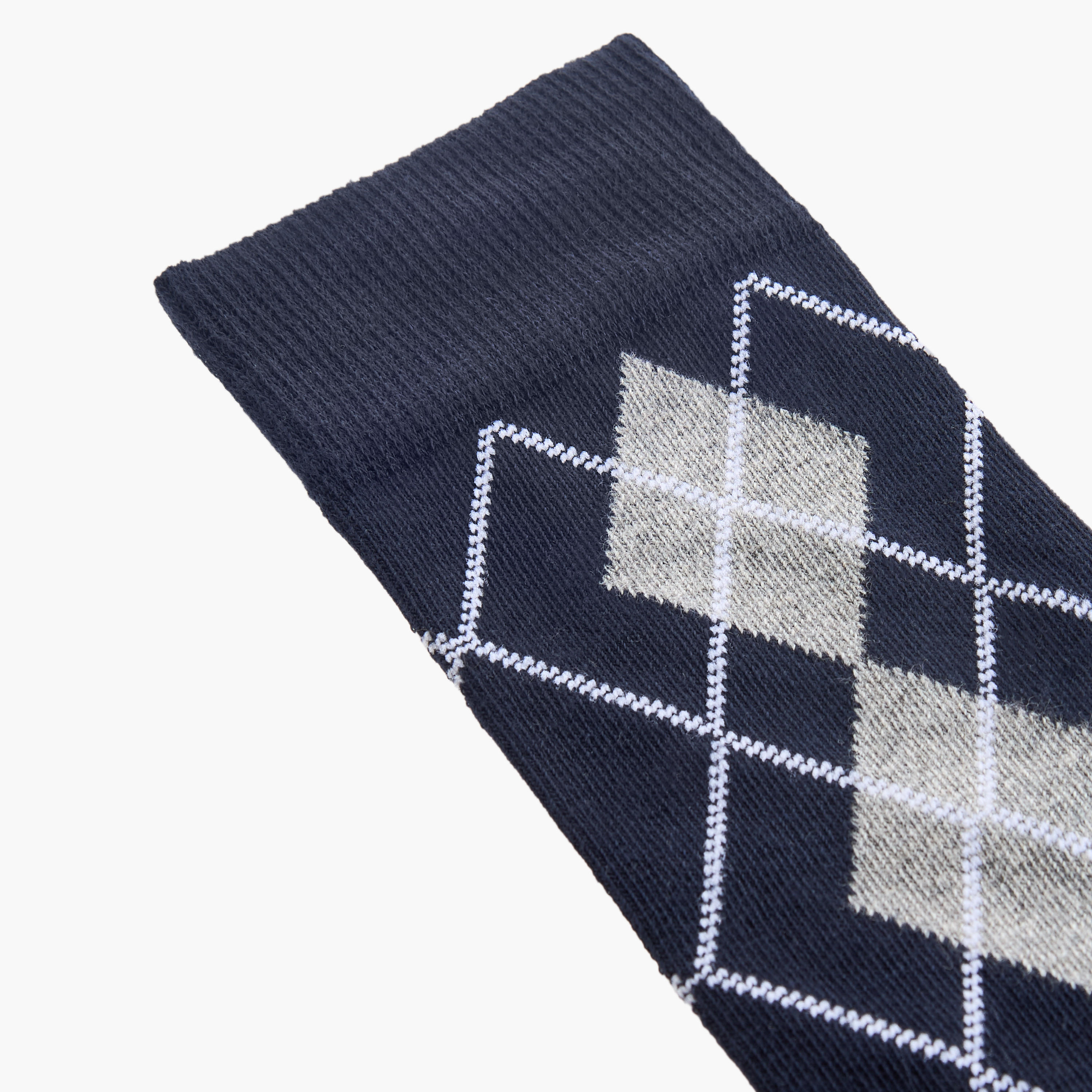 طقم جوارب بدون تيري 5 أزواج متوسطة الطول بطبعات من لي كوبر-men-socks-image-3