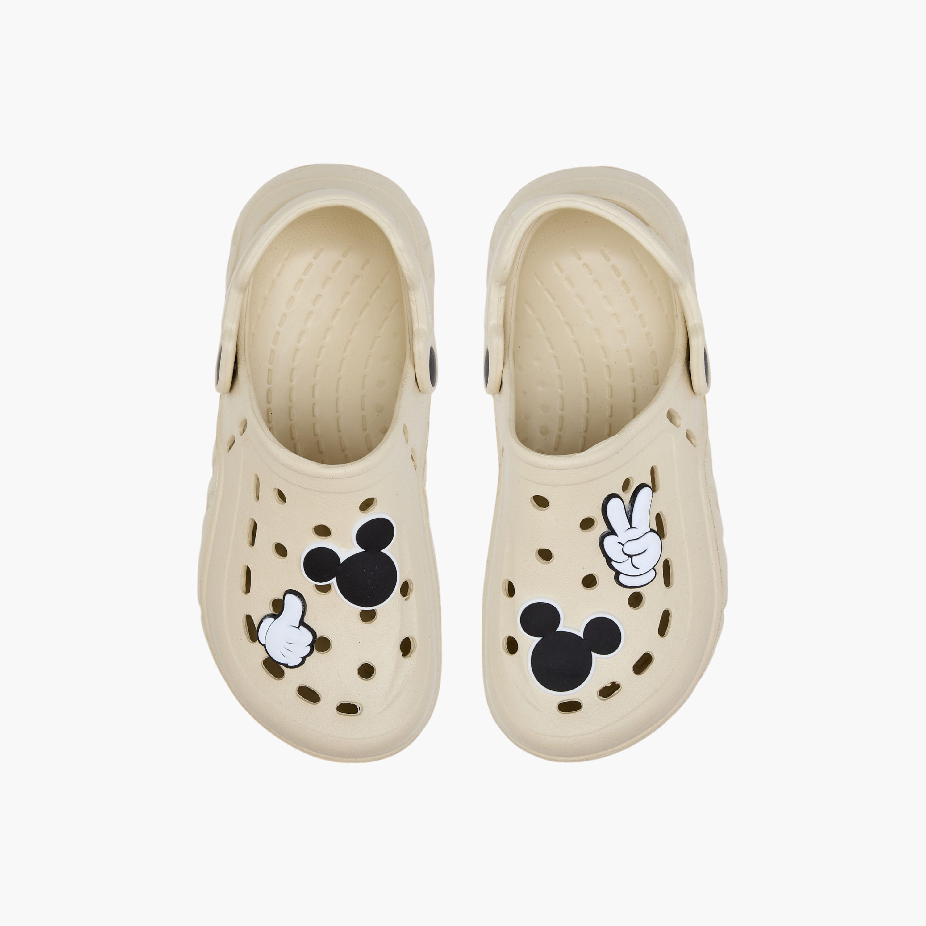 Disney Mickey Mouse Applique Clogs with Backstrap-boys-shoes-sandals-image-1