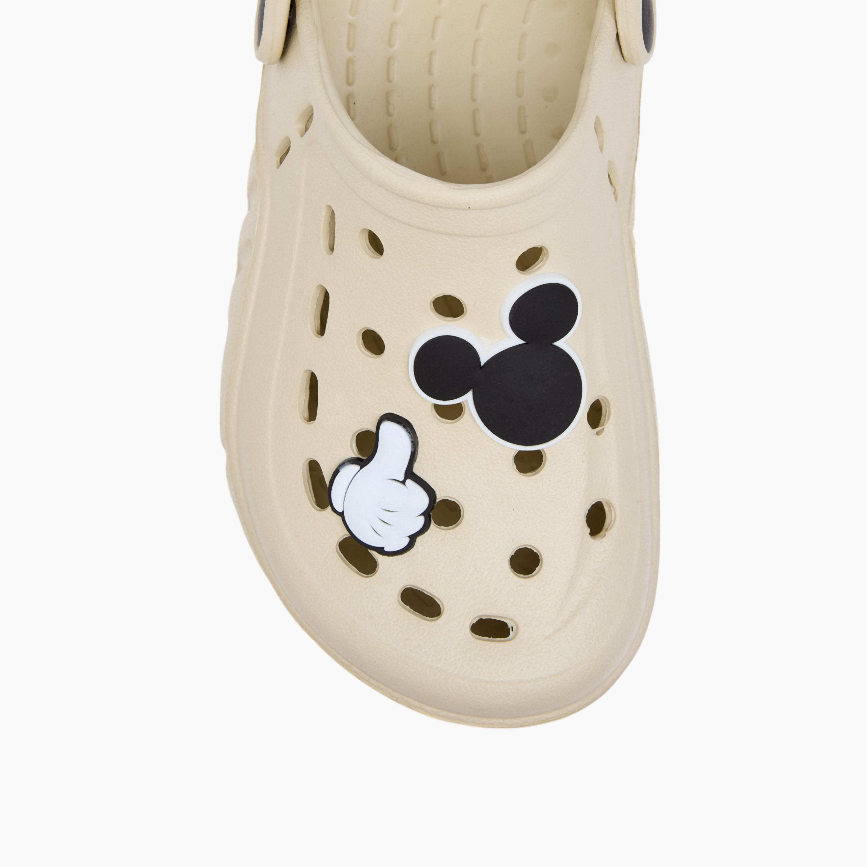 Disney Mickey Mouse Applique Clogs with Backstrap-boys-shoes-sandals-image-2