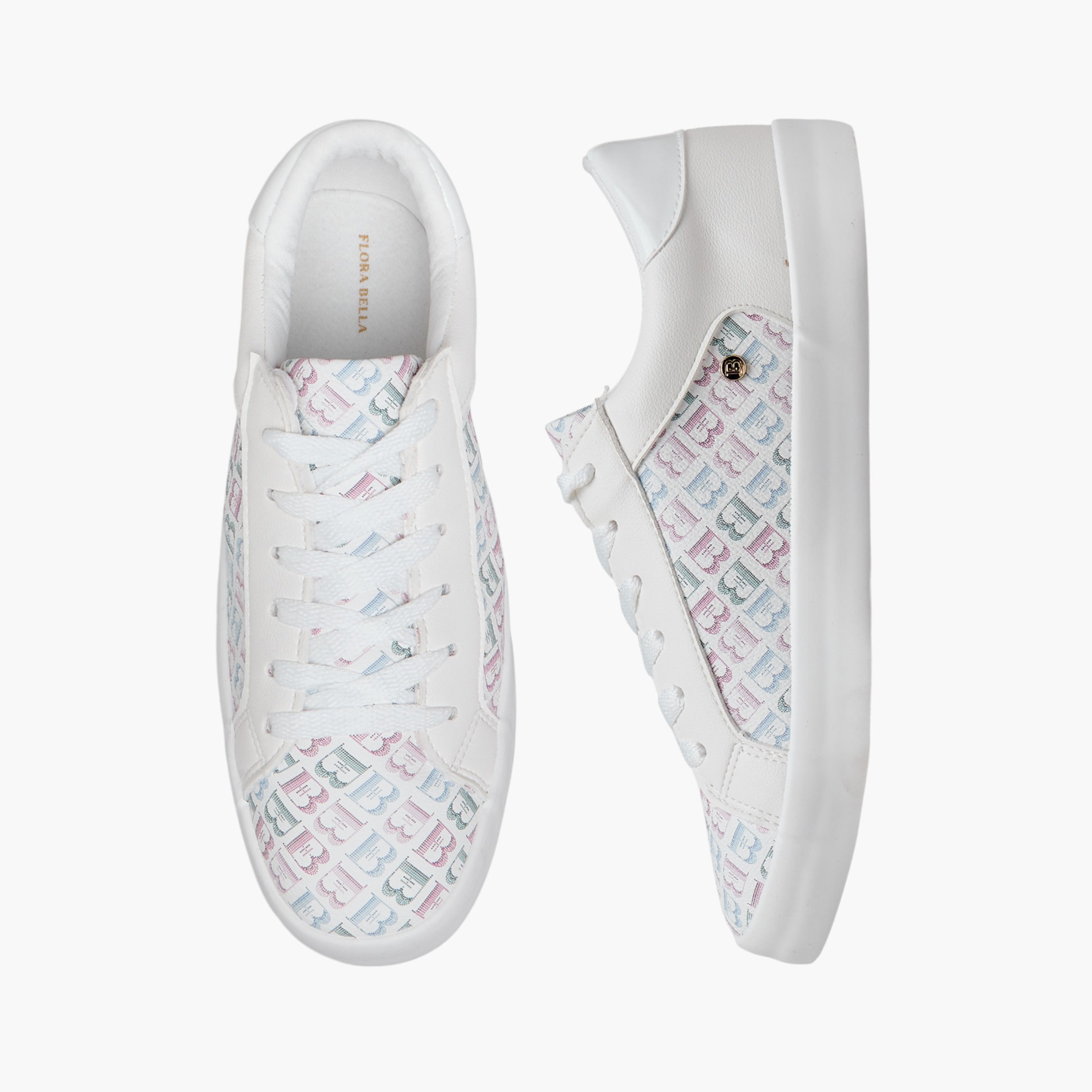 Flora Bella Women Printed Lace-Up Sneakers-women-shoes-sneakers-image-1
