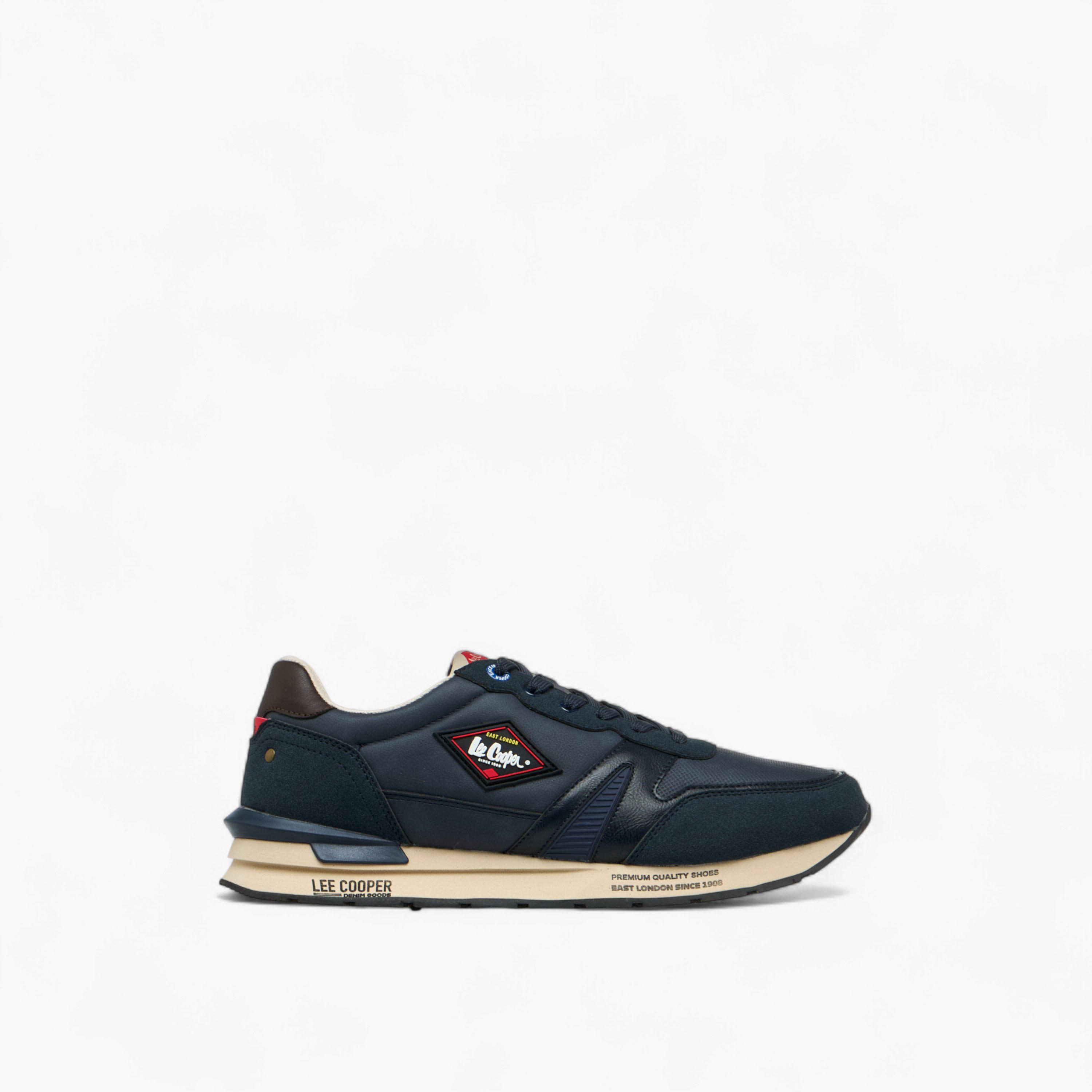 Lee Cooper Men's Panelled Lace-Up Sneakers-men-shoes-sneakers-image-3
