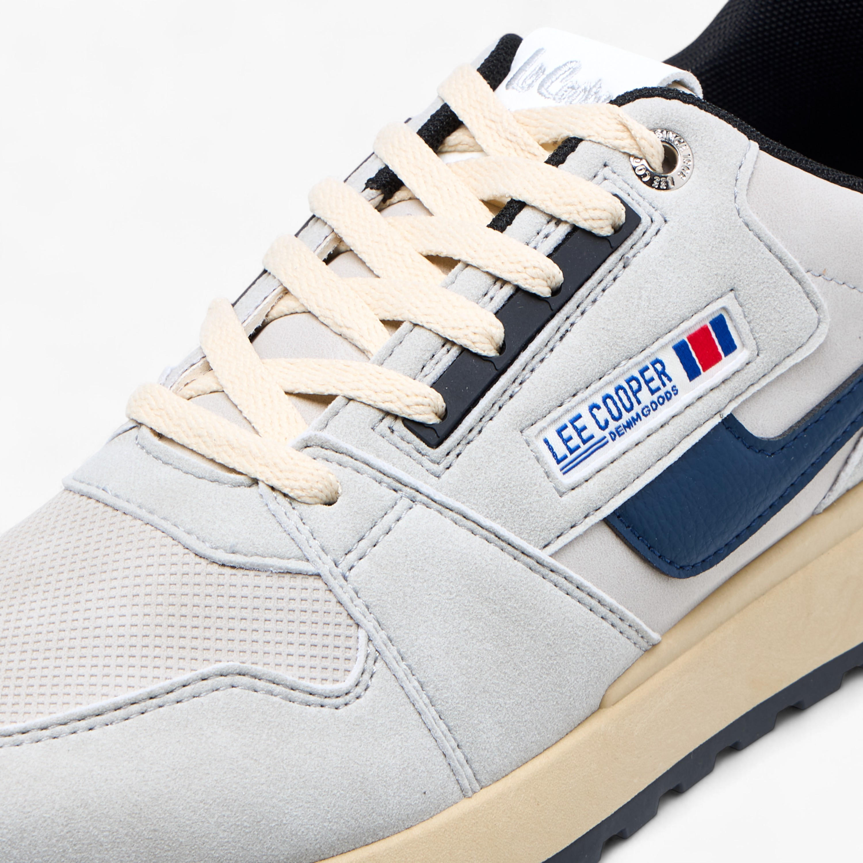 Lee Cooper Men's Panelled Lace-Up Sneakers-men-shoes-sneakers-image-4
