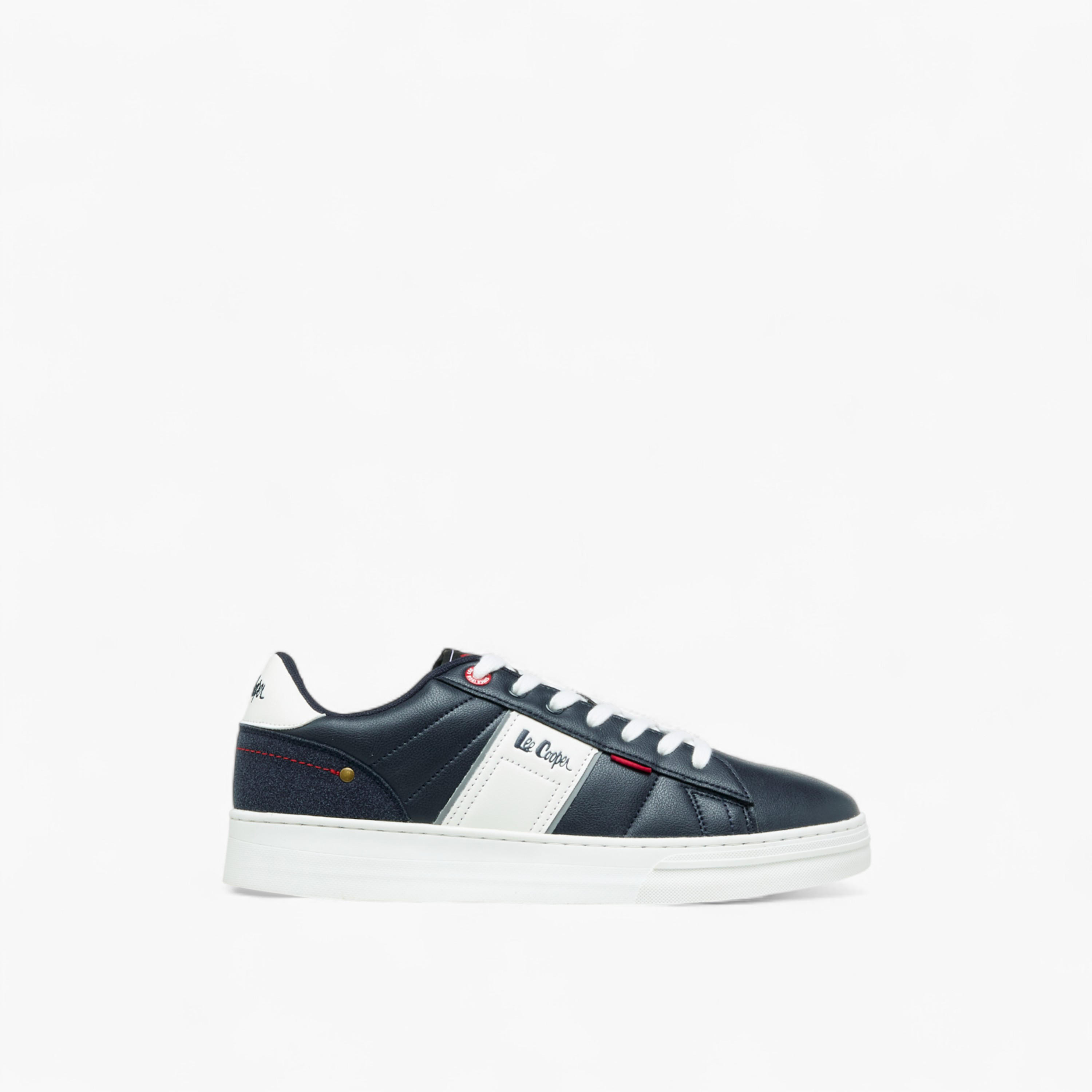 Lee Cooper Men's Panelled Lace-Up Sneakers-men-shoes-sneakers-image-3