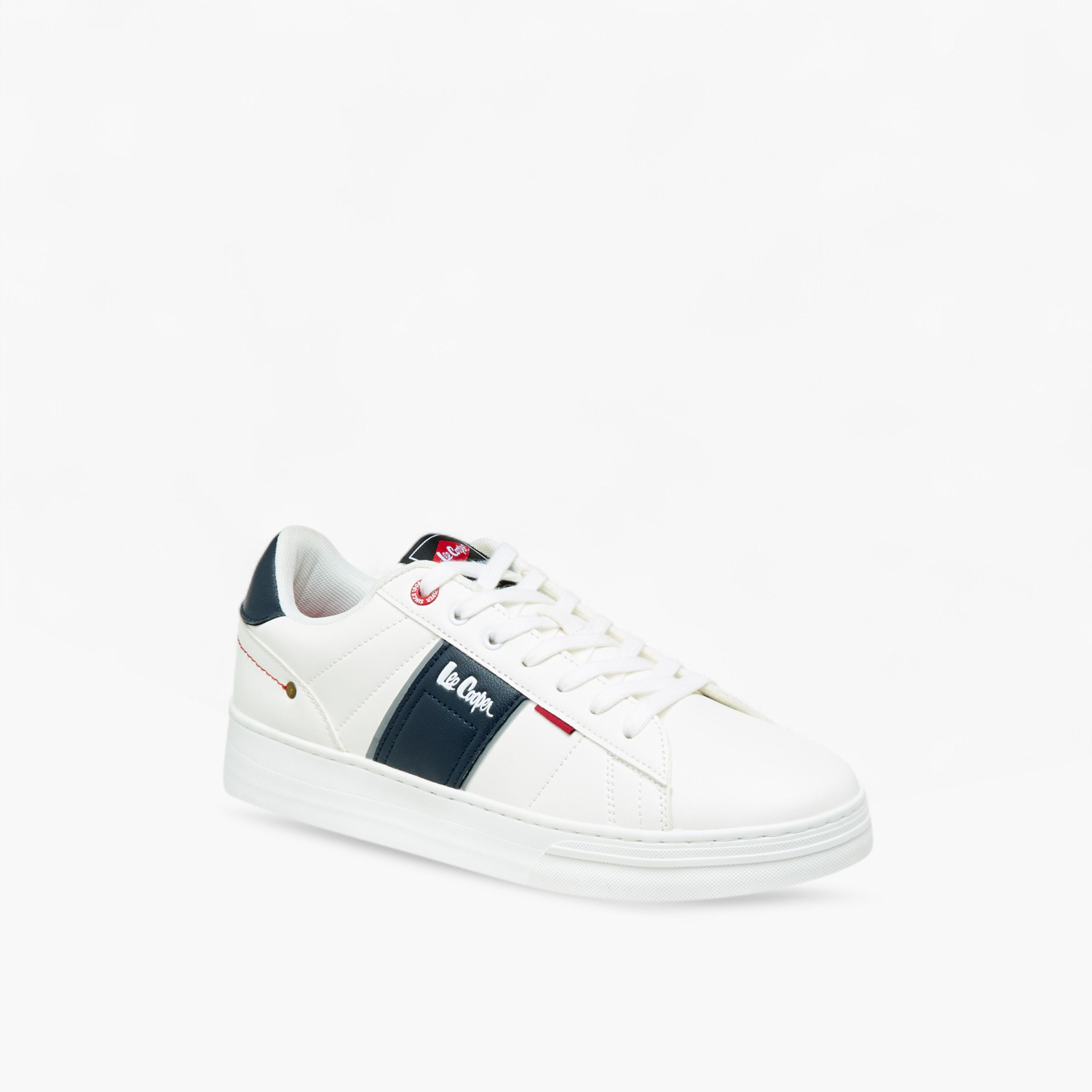 Lee Cooper Men's Panelled Lace-Up Sneakers-men-shoes-sneakers-image-2
