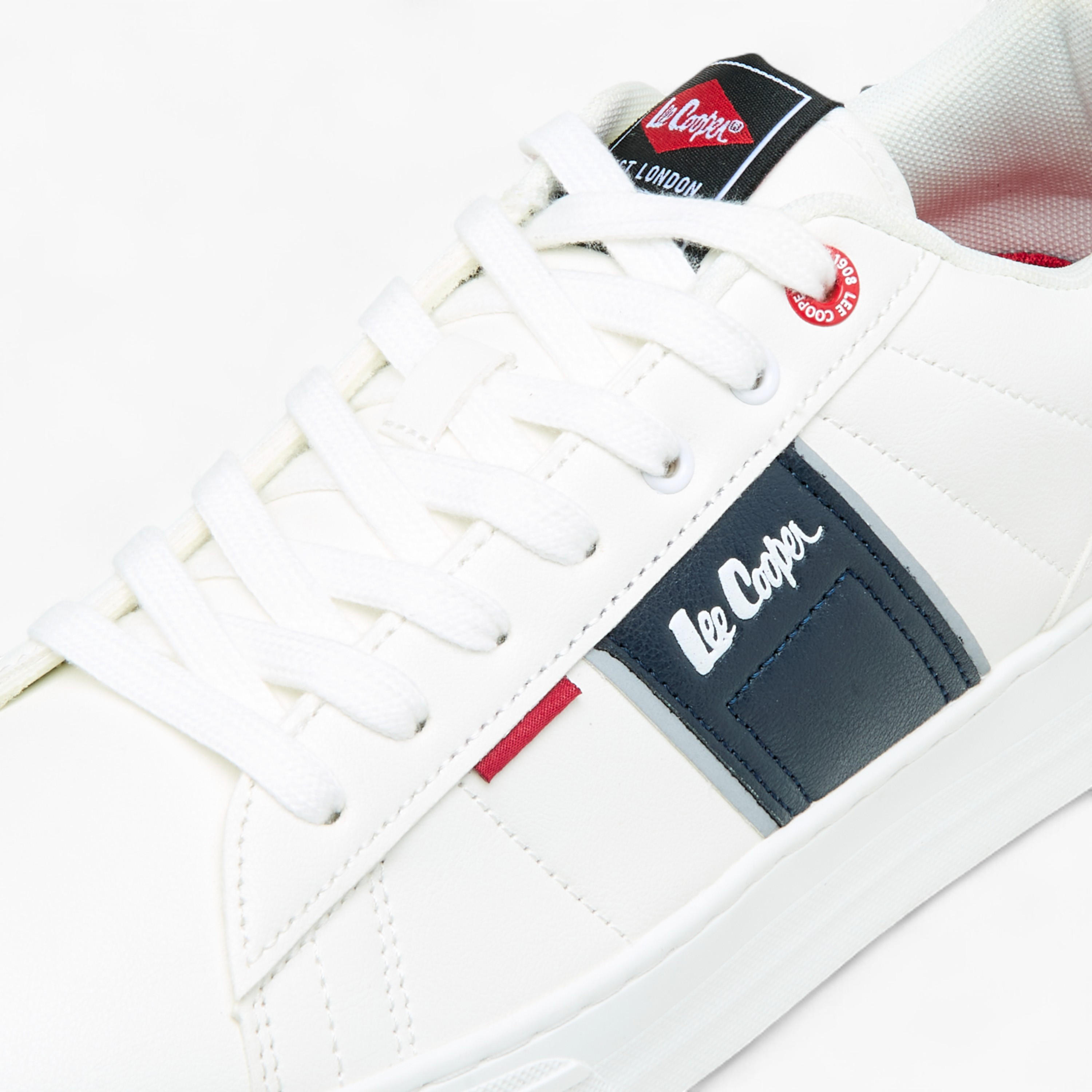 Lee Cooper Men's Panelled Lace-Up Sneakers-men-shoes-sneakers-image-4