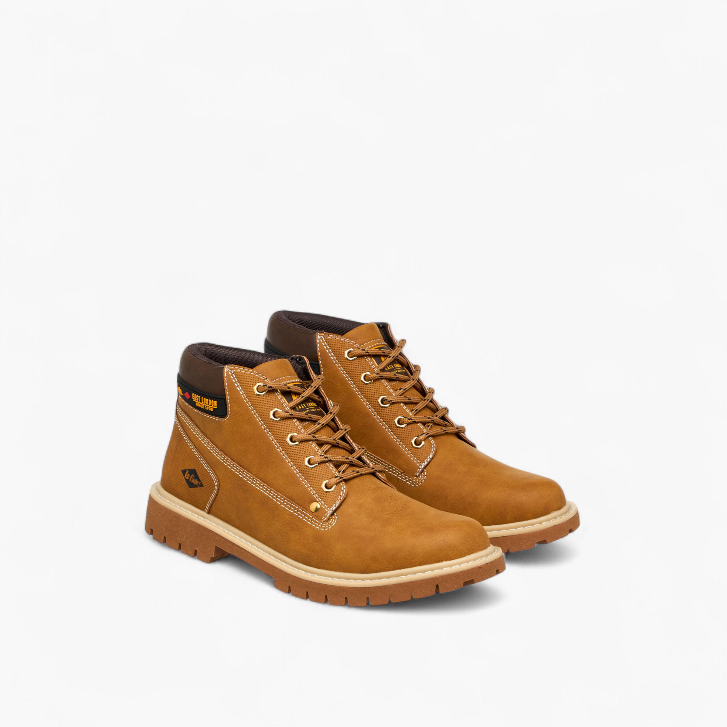 Lee Cooper Men's Panelled Lace-Up Chukka Boots-men-shoes-boots-image-1