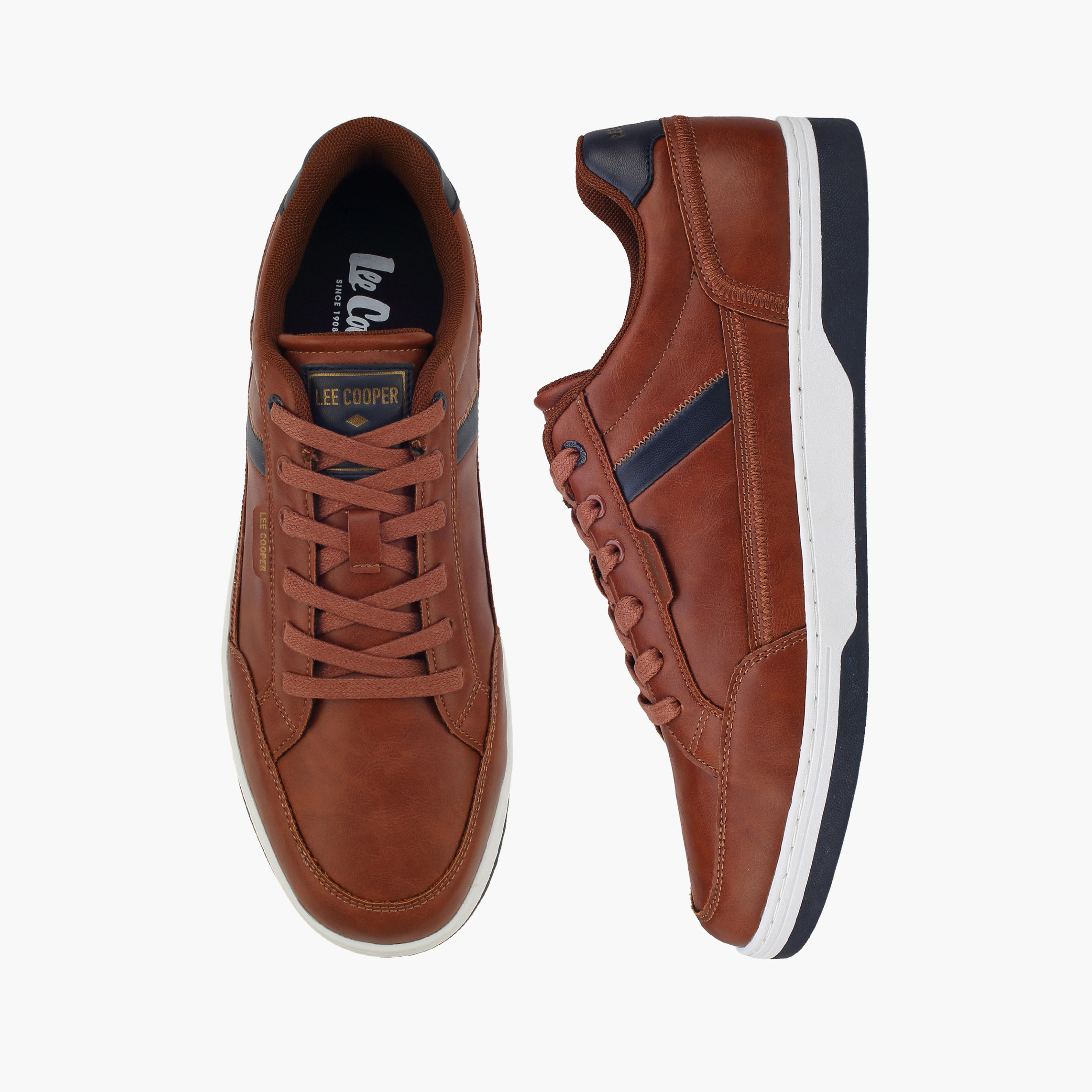 Lee Cooper Men Lace-Up Sneakers-men-shoes-sneakers-image-1