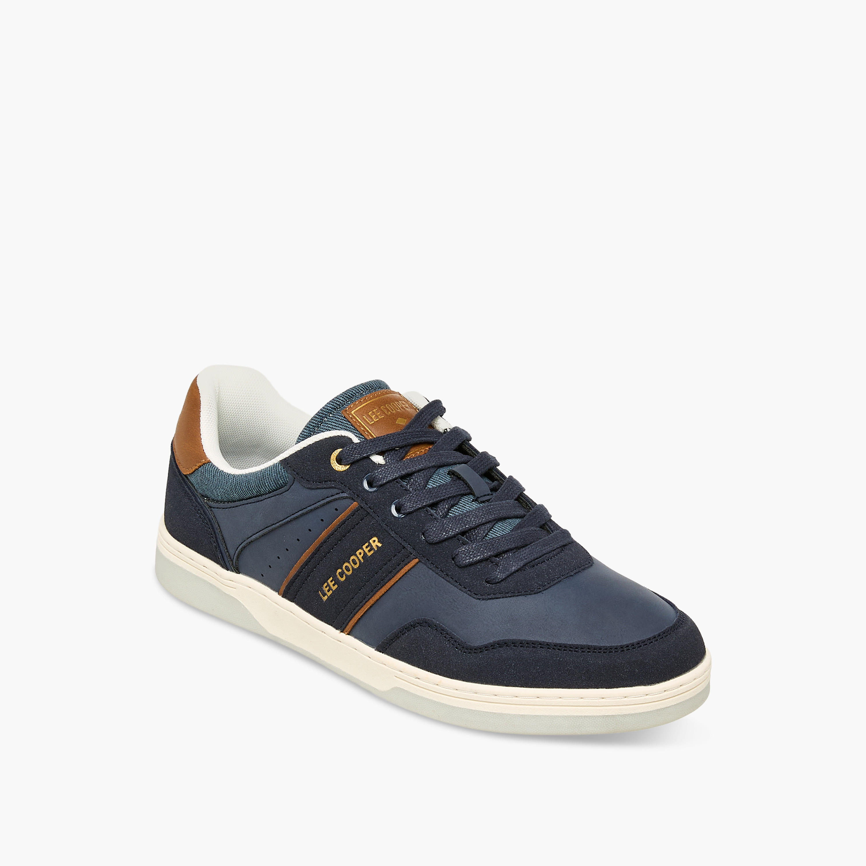 Lee Cooper Men Ortholite Lace-Up Ankle Sneakers-men-shoes-sneakers-image-2