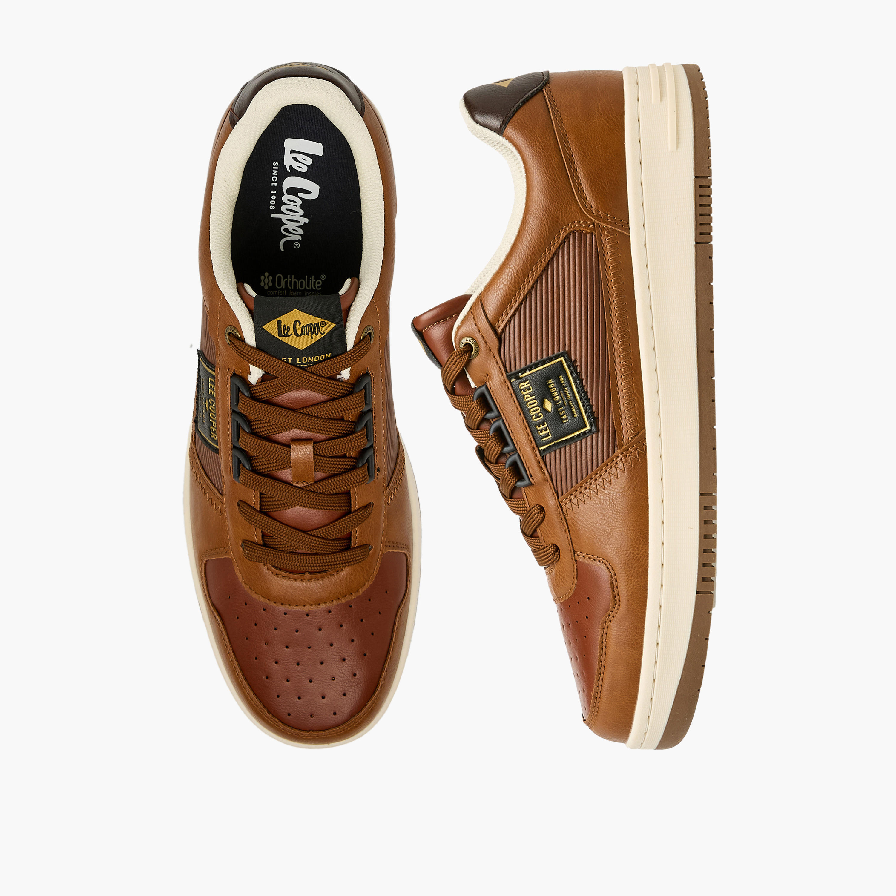 Lee Cooper Men Perforated Ortholite Sneakers-men-shoes-sneakers-image-1