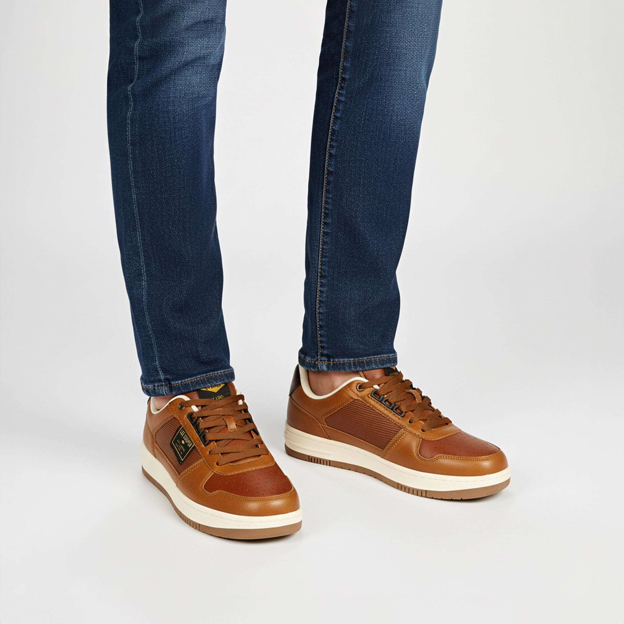 Lee Cooper Men Perforated Ortholite Sneakers-men-shoes-sneakers-image-2