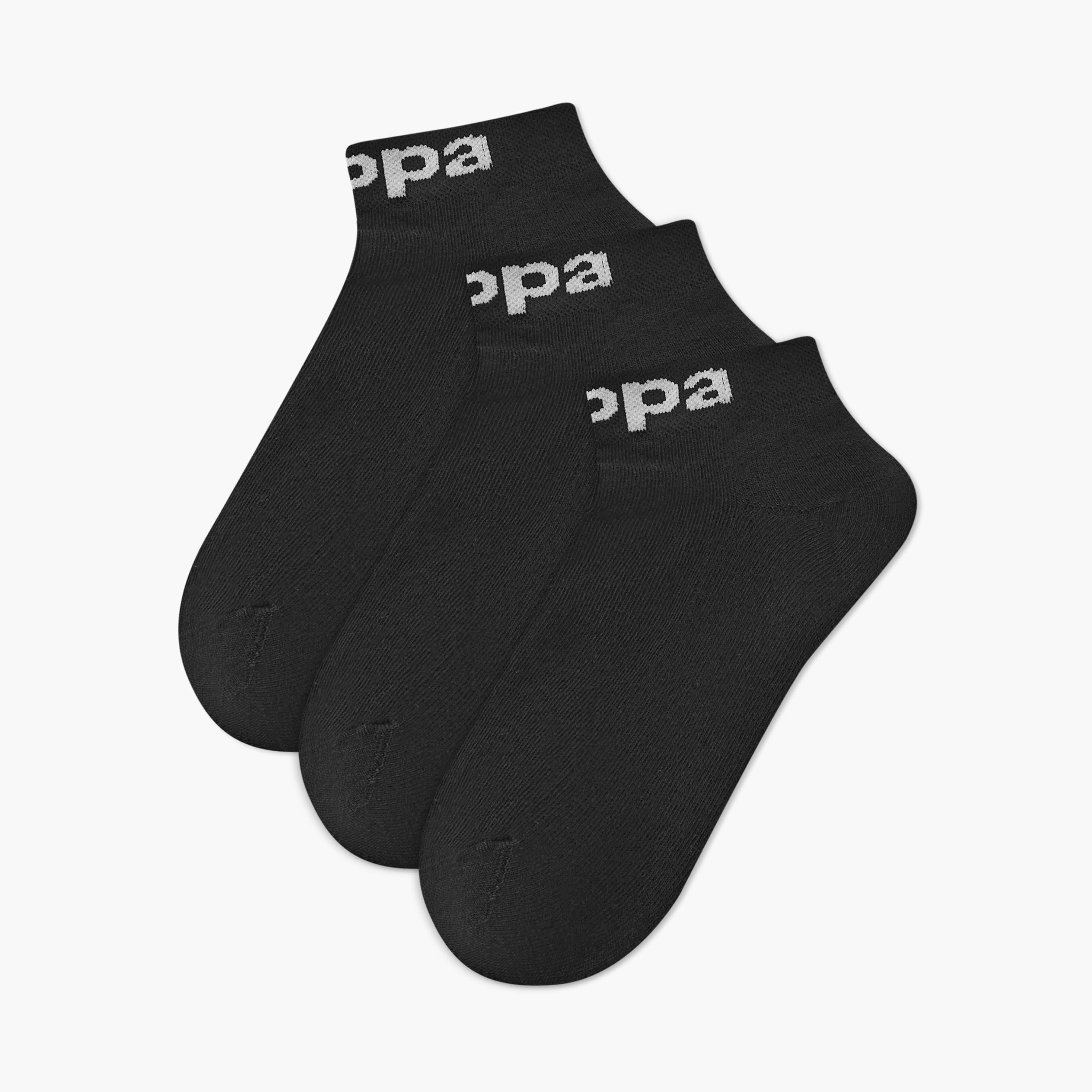 Kappa Men Logo Ankle Socks - Set of 3-men-socks-image-1
