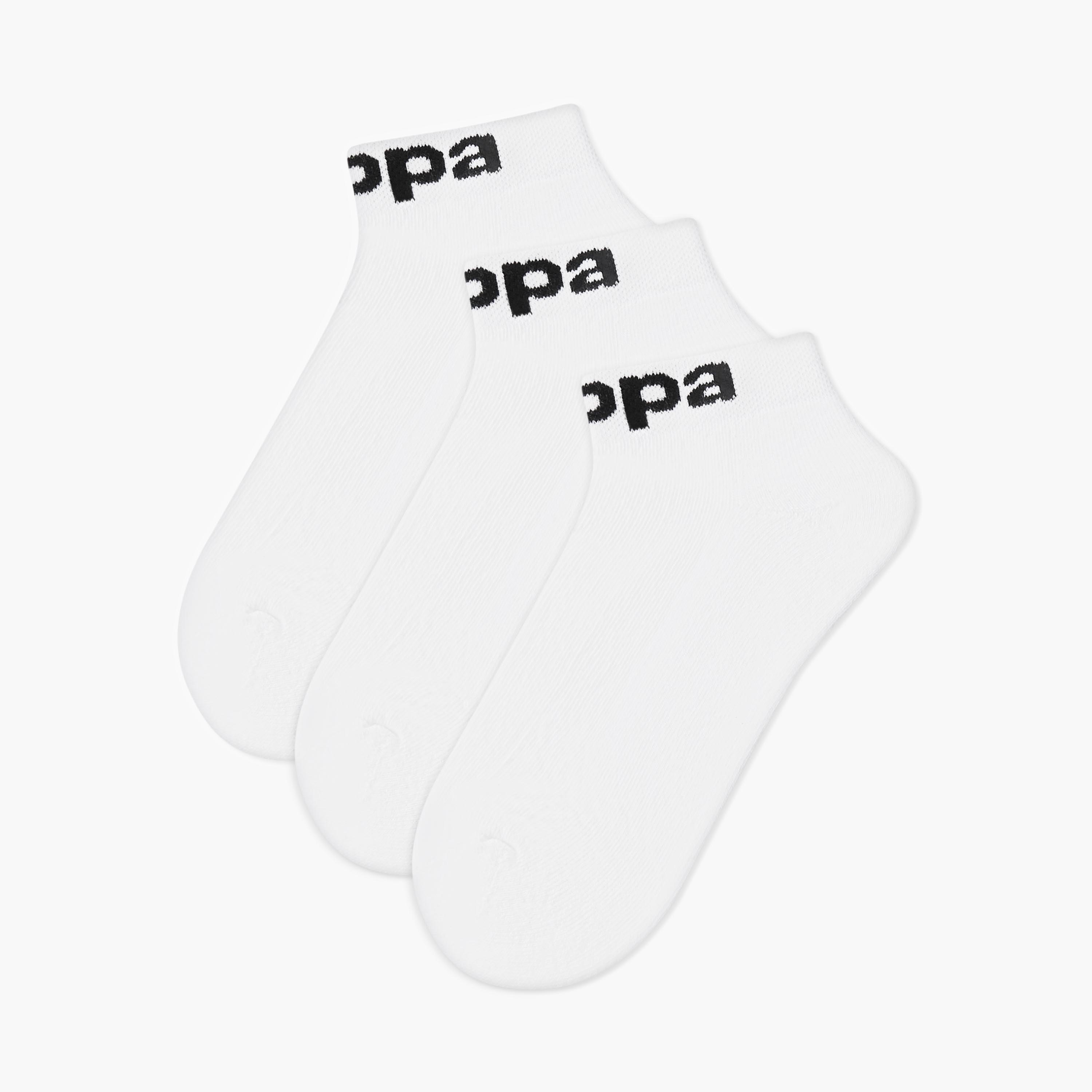 Kappa Men Logo Ankle Socks - Set of 3-men-socks-image-1