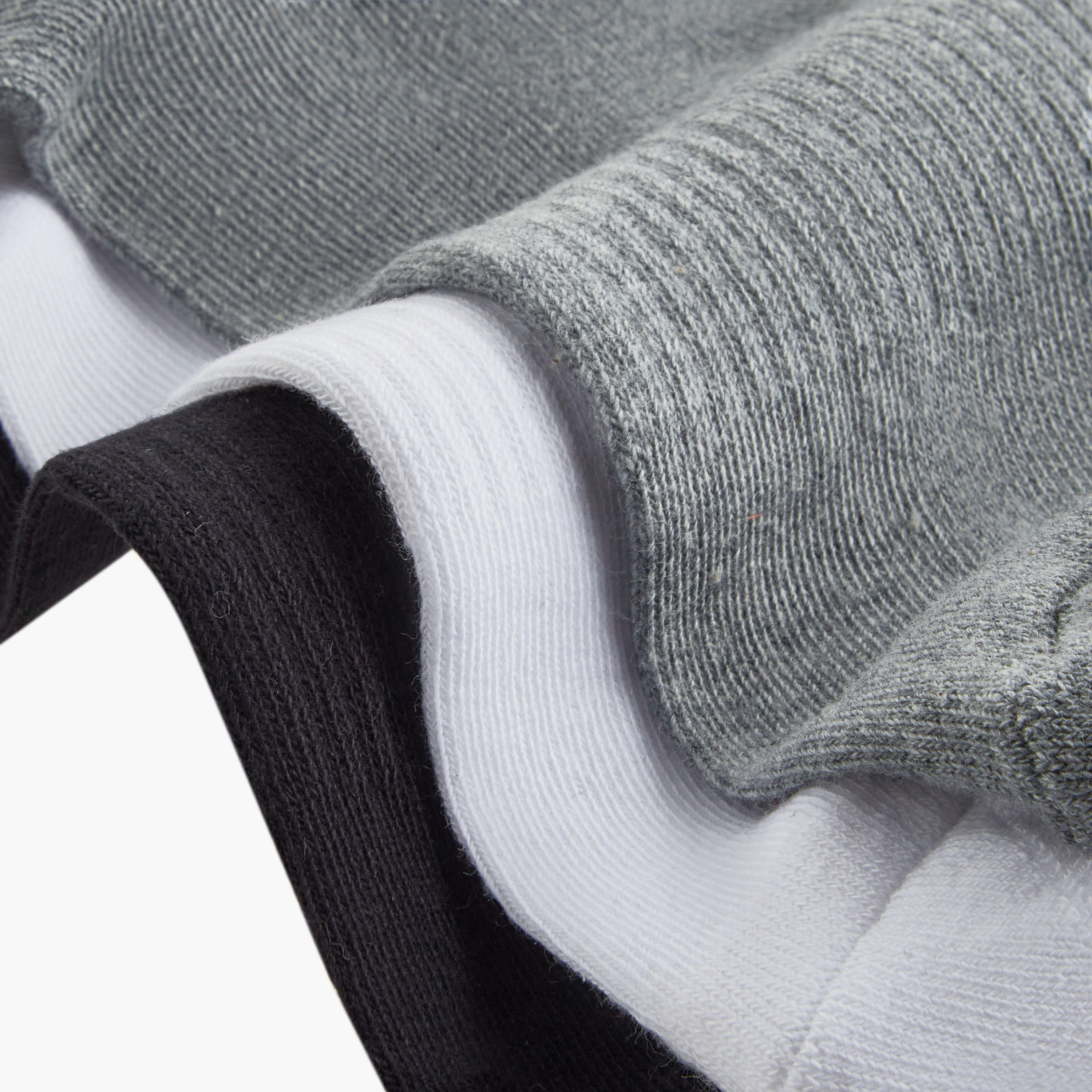 طقم جوارب رياضية موسّدة 3 أزواج بطول الكاحل وطبعات من كابا-men-socks-image-4