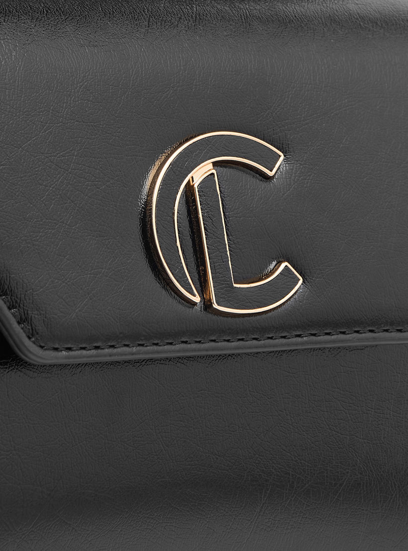 Le Confort Logo Embossed Satchel Bag with Adjustable Strap-women-bagsandwallets-handbags-image-4