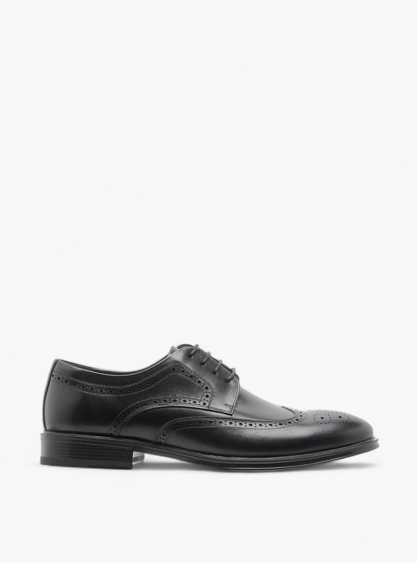 Duchini Men Genuine Leather Lace-Up Derby Shoes-men-shoes-formalshoes-image-3