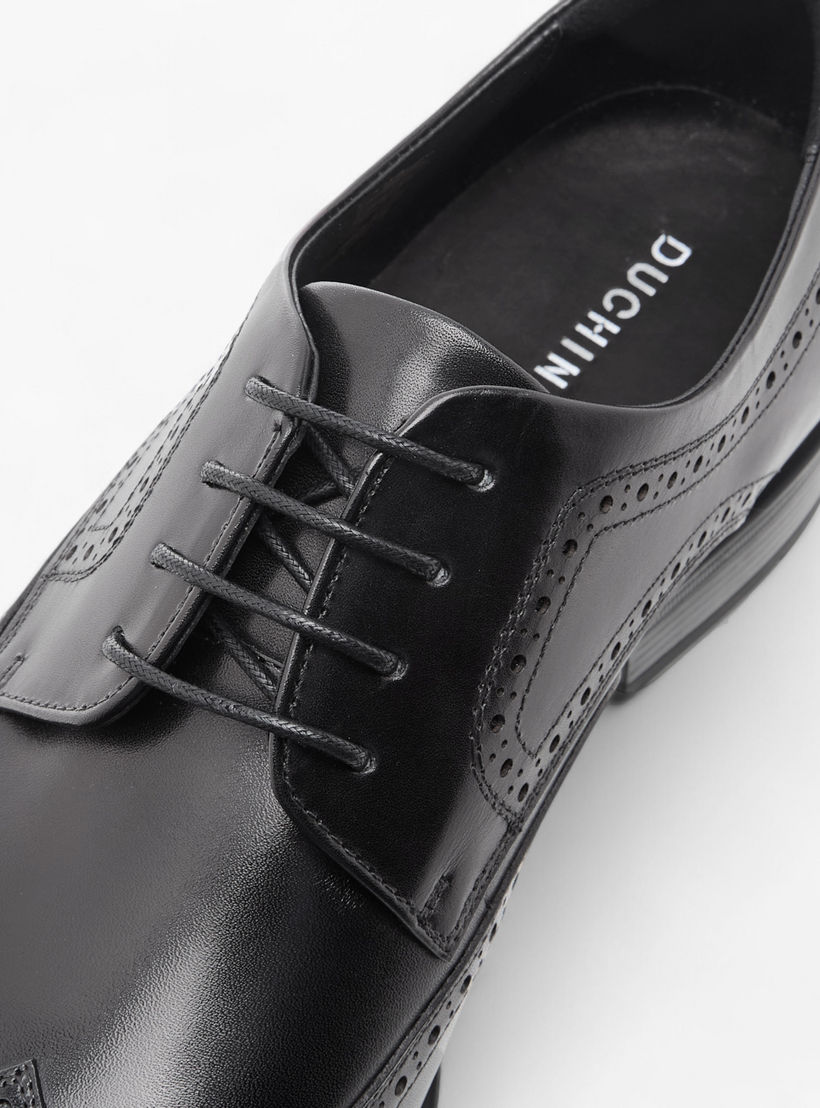 Duchini Men Genuine Leather Lace-Up Derby Shoes-men-shoes-formalshoes-image-4