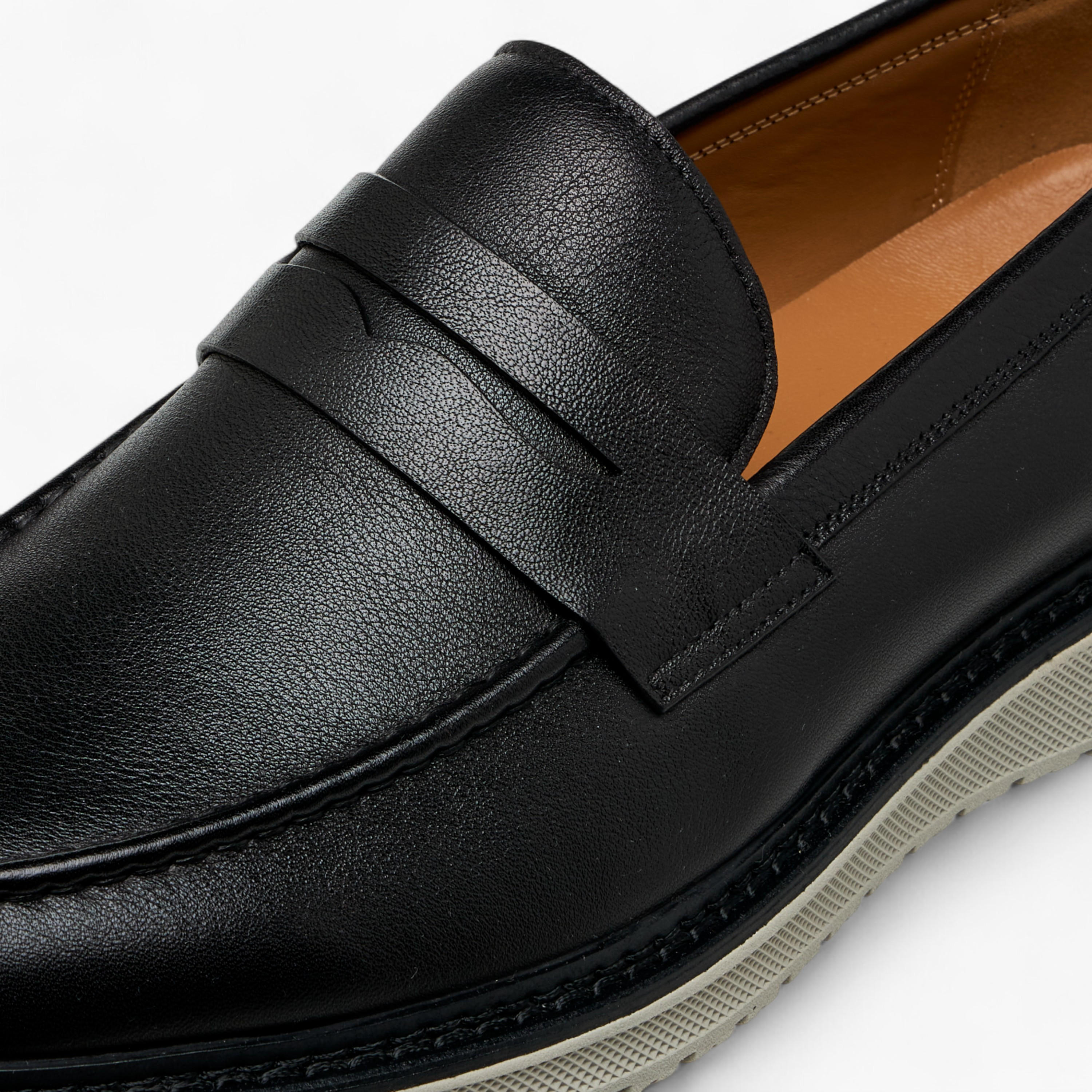 Duchini Men's Leather Solid Slip-On Loafers-men-shoes-loafersandmoccasins-image-4