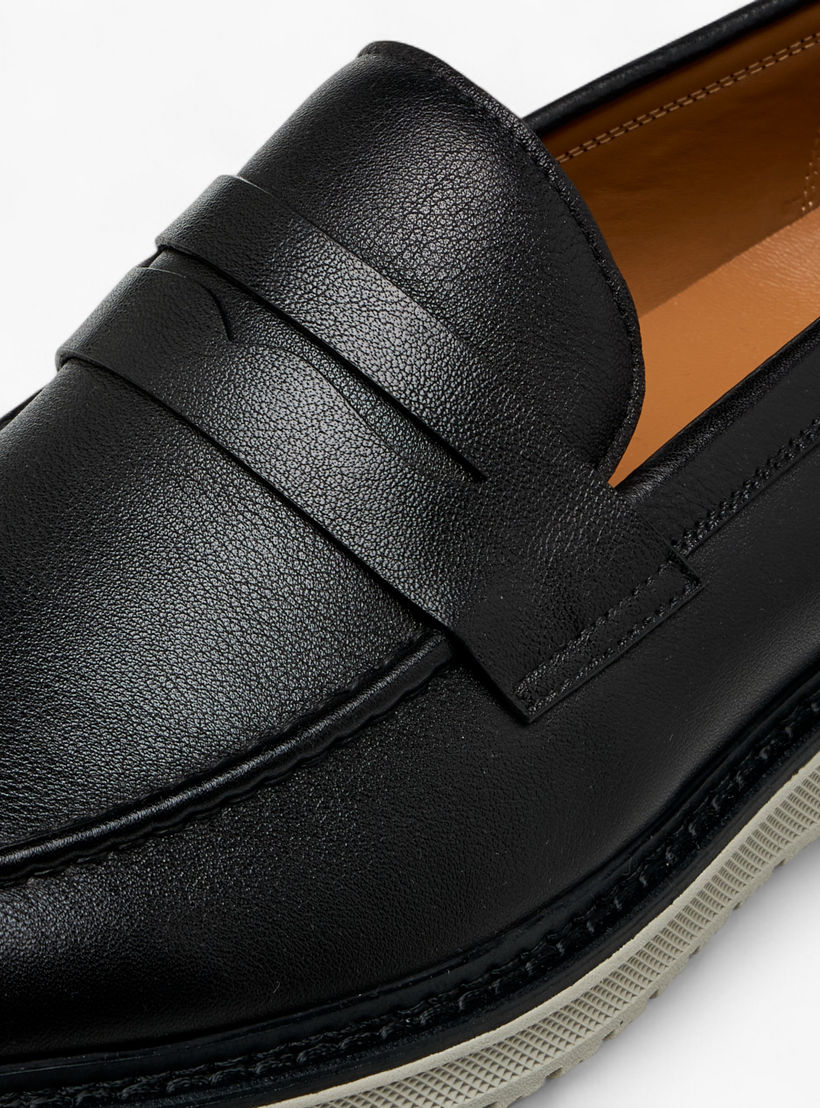 Duchini Men's Leather Solid Slip-On Loafers-men-shoes-loafersandmoccasins-image-4