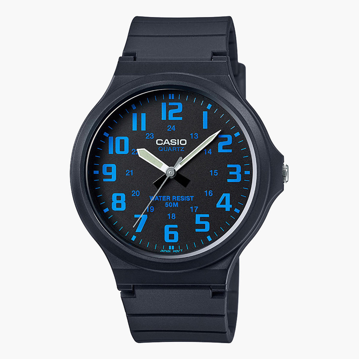 Casio Men's Black Analog Resin Strap Watch MW-240-2BVDF-men-watchesandjewellery-watches-image-1