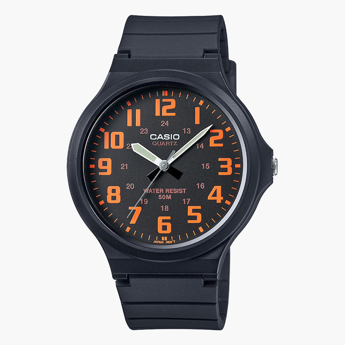 Casio Men's Black Analog Resin Strap Watch MW-240-4BVDF-men-watchesandjewellery-watches-image-1