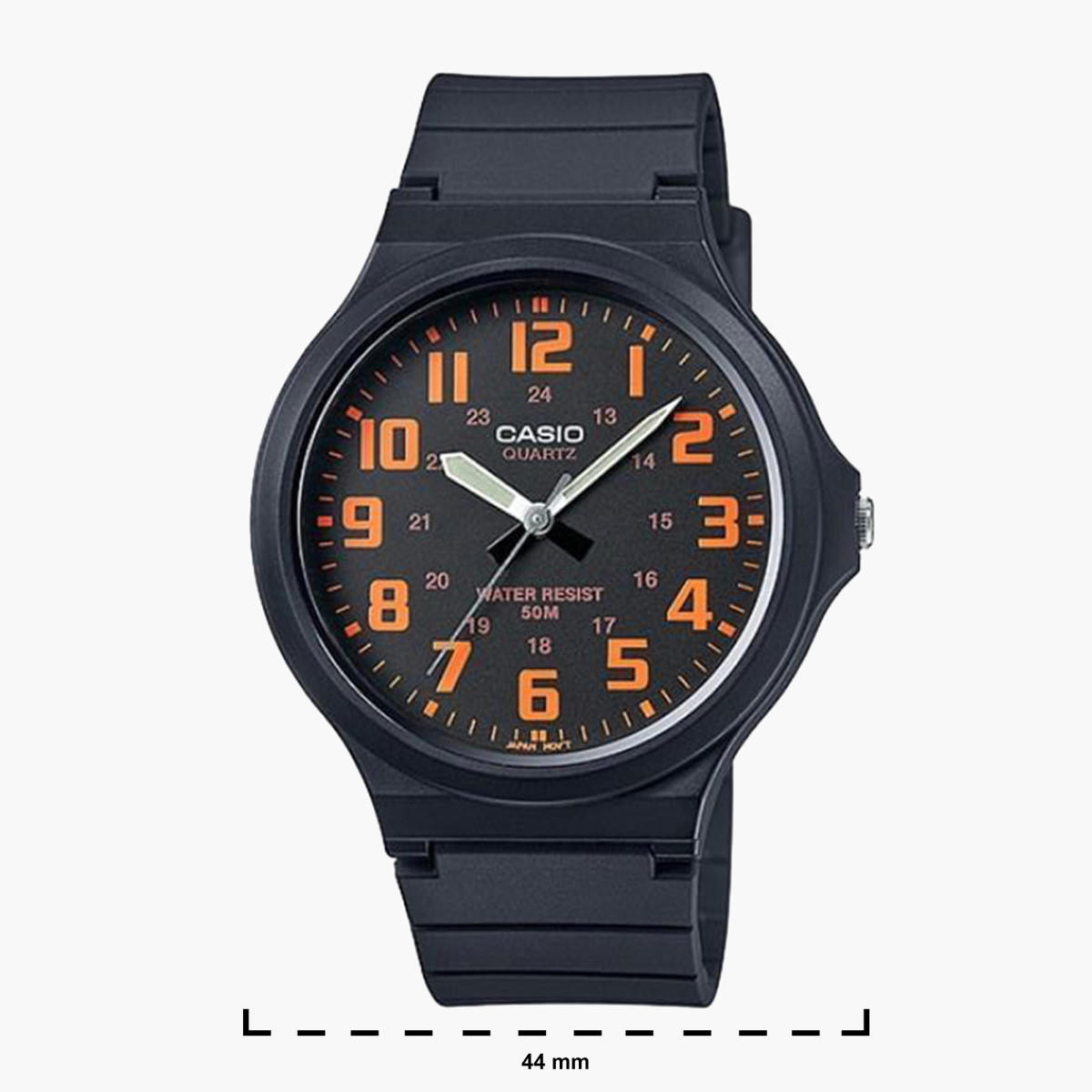 Casio Men's Black Analog Resin Strap Watch MW-240-4BVDF-men-watchesandjewellery-watches-image-2