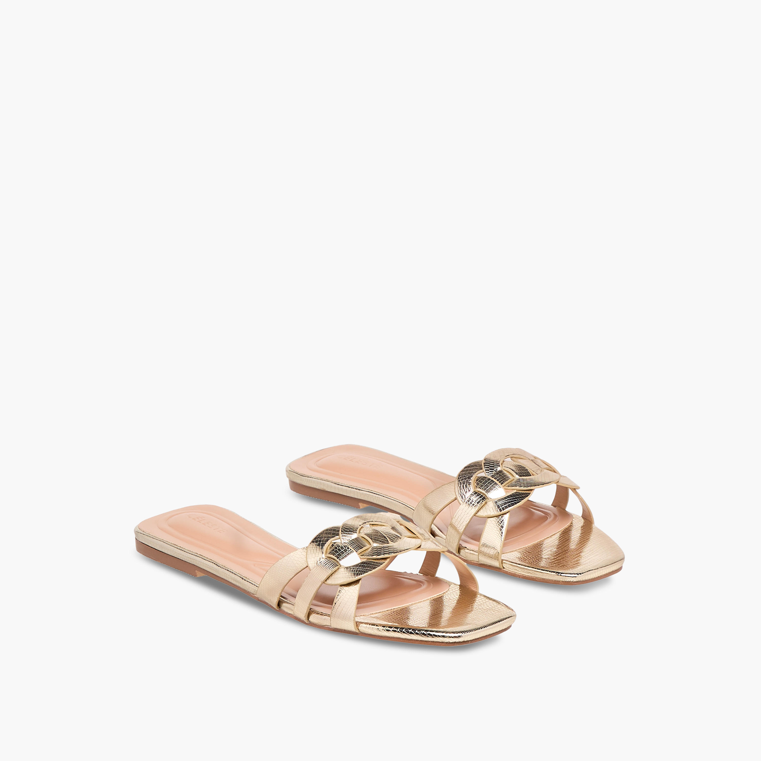 Celeste Women's Textured Slip-On Flat Sandals-women-shoes-flats-sandals-image-1