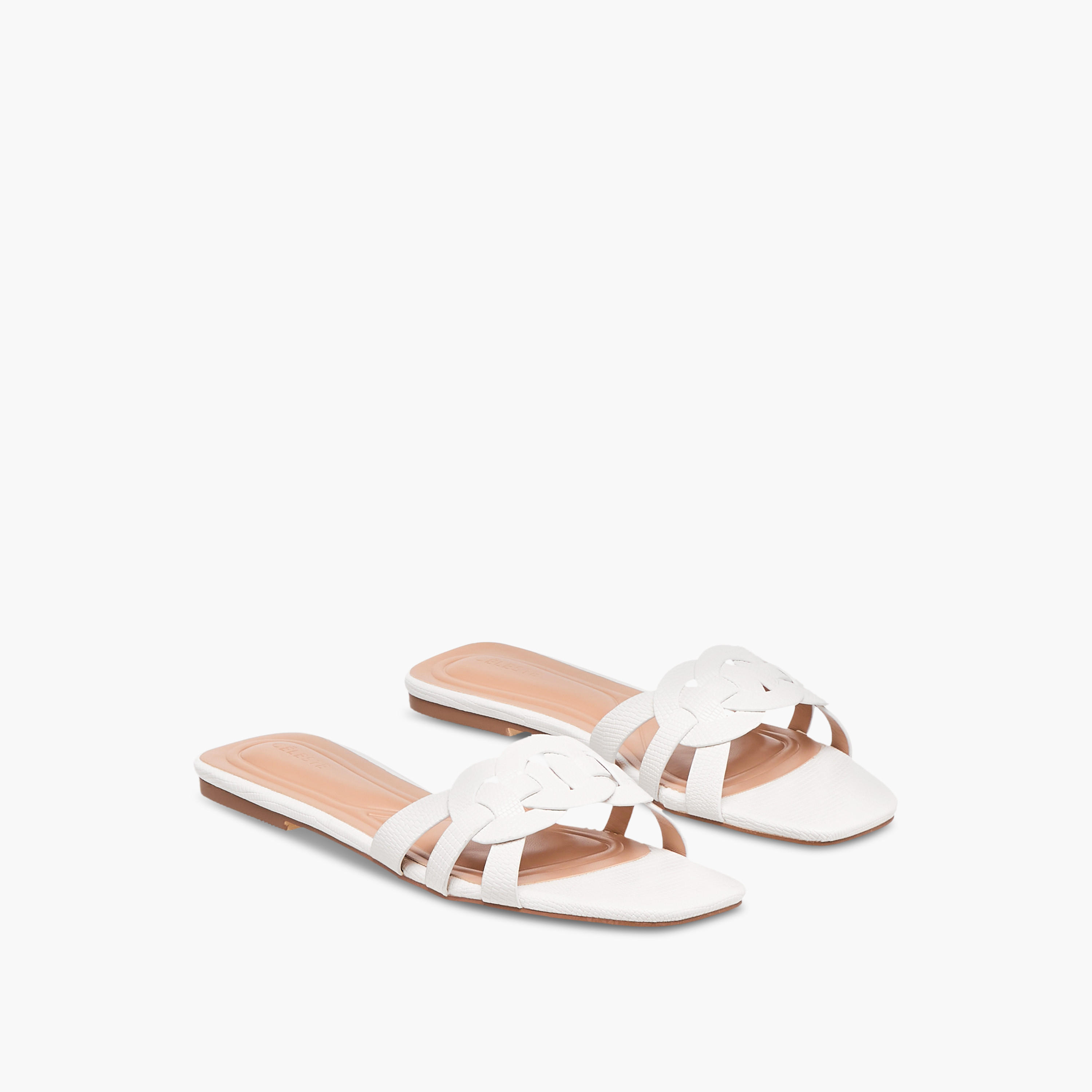 Celeste Women's Textured Slip-On Flat Sandals-women-shoes-flats-sandals-image-1