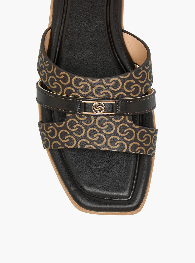 Celeste Women Monogram Print Flat Sandals-women-shoes-flats-sandals-image-4