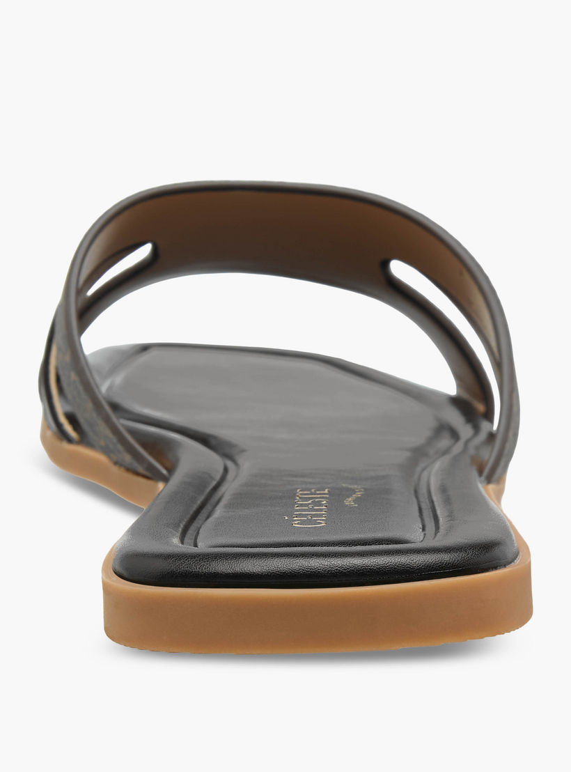 Celeste Women Monogram Print Flat Sandals-women-shoes-flats-sandals-image-5
