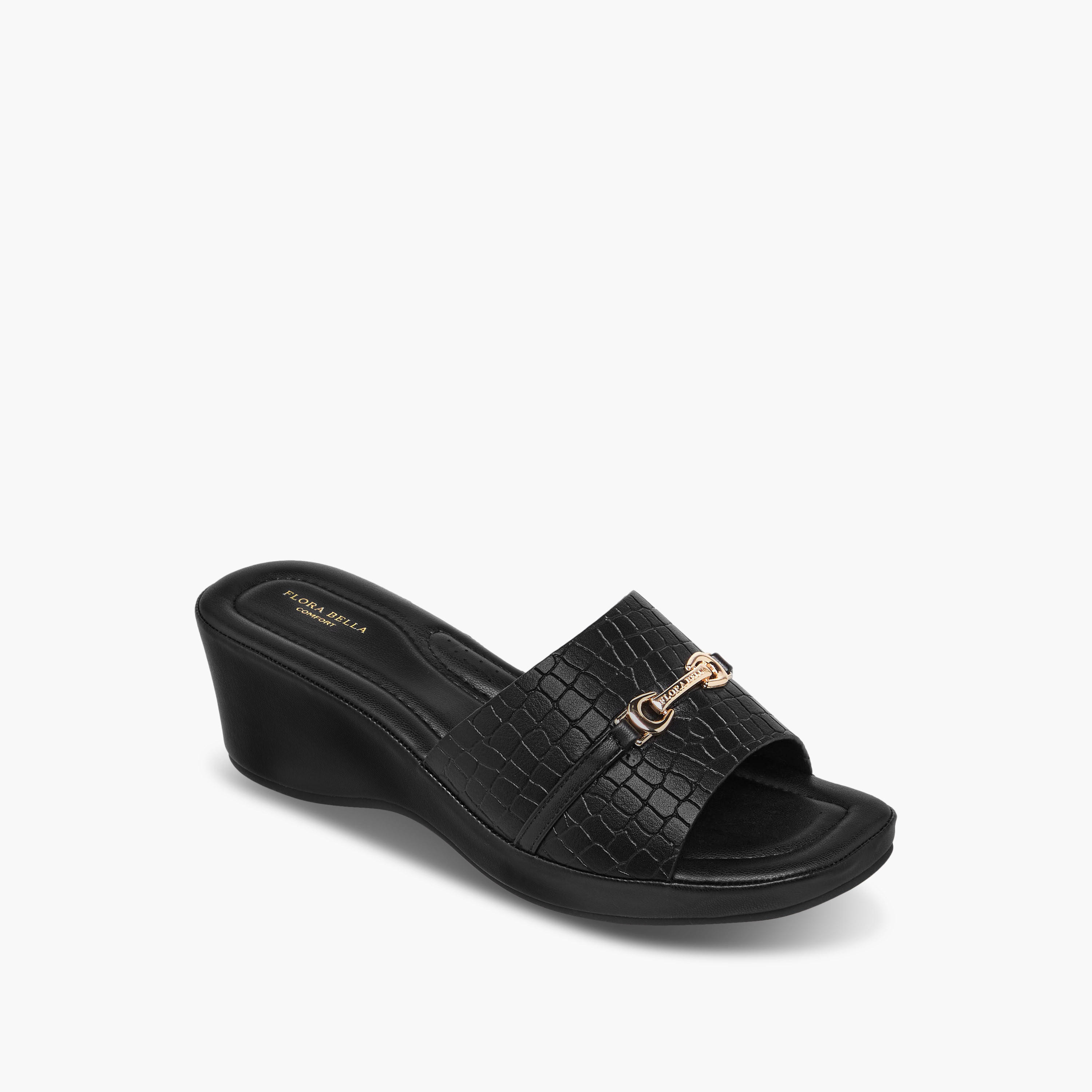 Flora Bella Women Animal Textured Slip-On Sandals-women-shoes-sandals-heeled-image-2