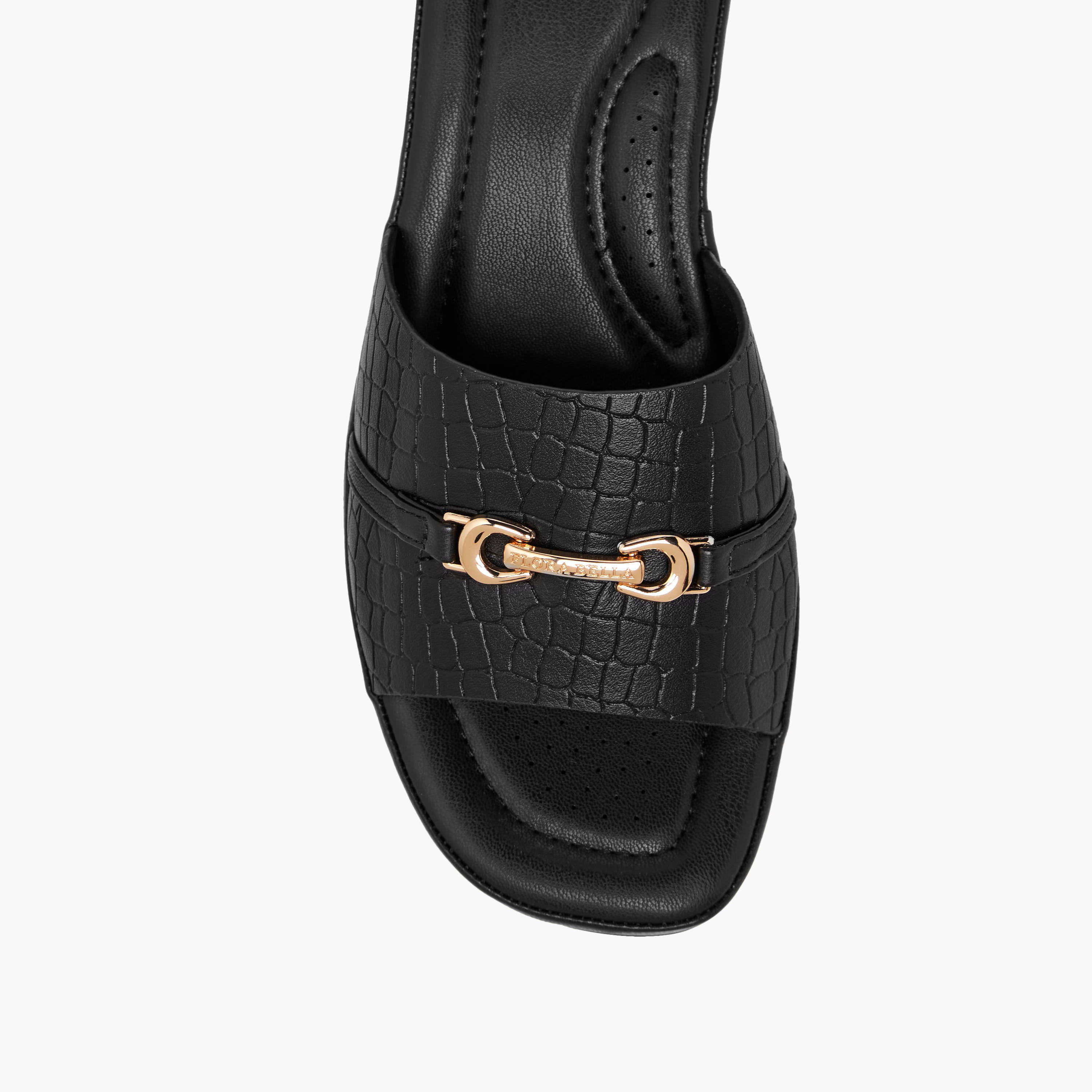 Flora Bella Women Animal Textured Slip-On Sandals-women-shoes-sandals-heeled-image-4