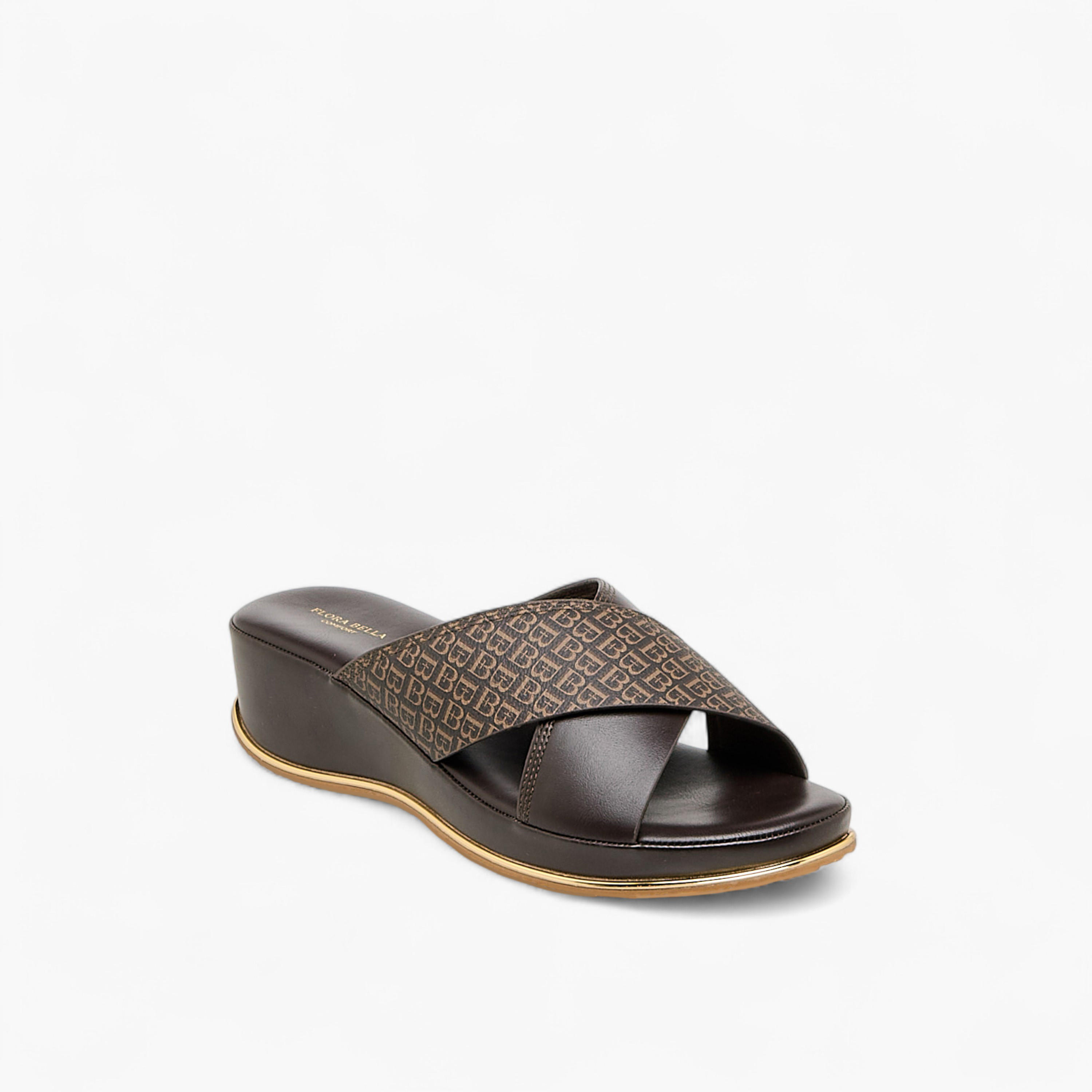 Flora Bella Women Monogram Print Wedge Sandals-women-shoes-sandals-heeled-image-2