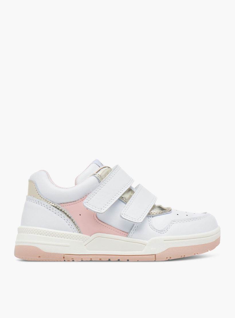 حذاء سنيكرز بِقوالب ملونة وشريط إغلاق لاصق من جونيورز-girls-shoes-sneakers-image-3