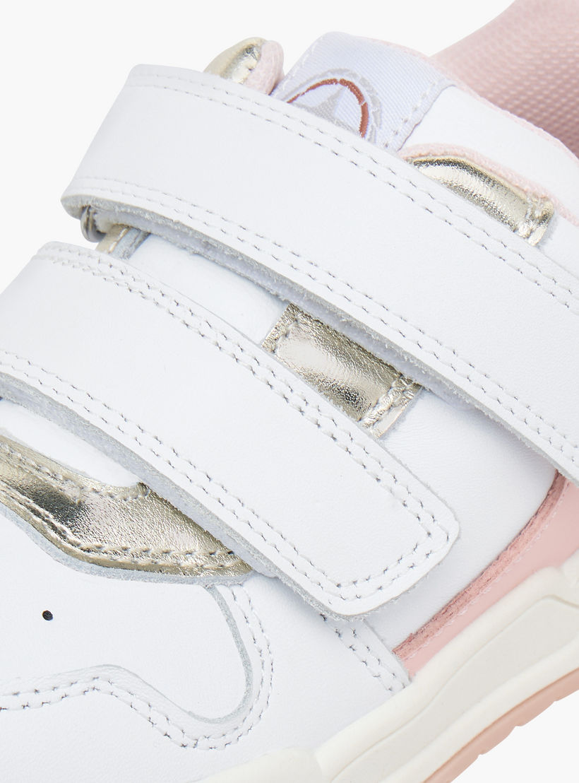 حذاء سنيكرز بِقوالب ملونة وشريط إغلاق لاصق من جونيورز-girls-shoes-sneakers-image-4